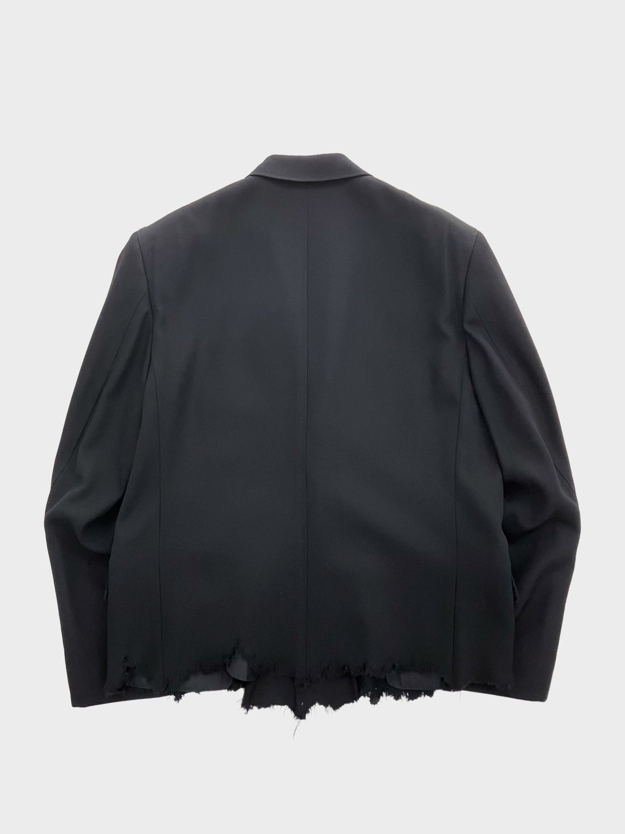 doublet / CUT-OFF OVERSIZED TAILORED JACKET (BLACK)