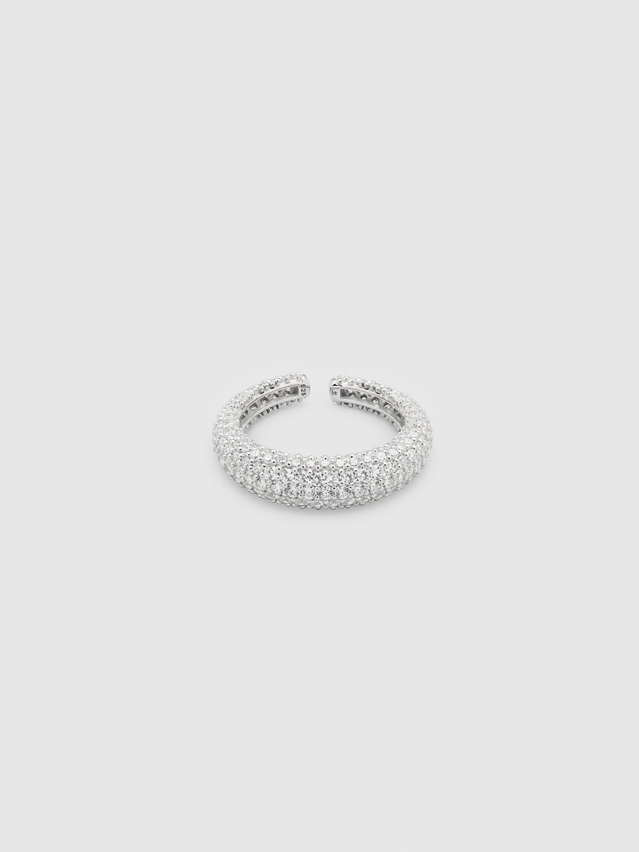 TOMWOOD / GIANT EAR CUFF PAVE (SILVER)
