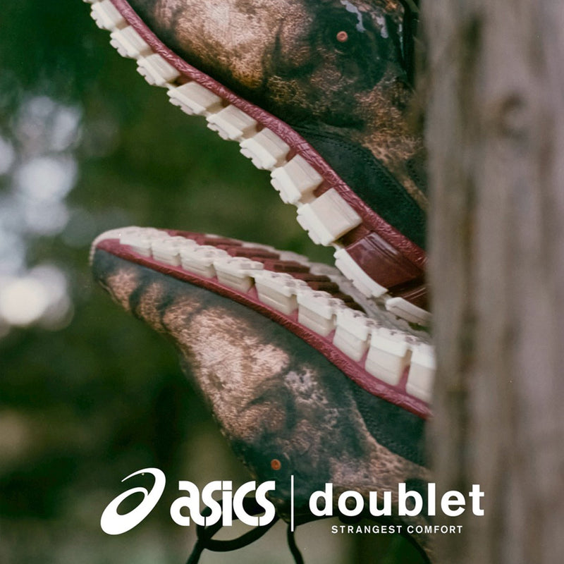 【asics × doublet "DINO RUNNERS"発売に関するお知らせ】