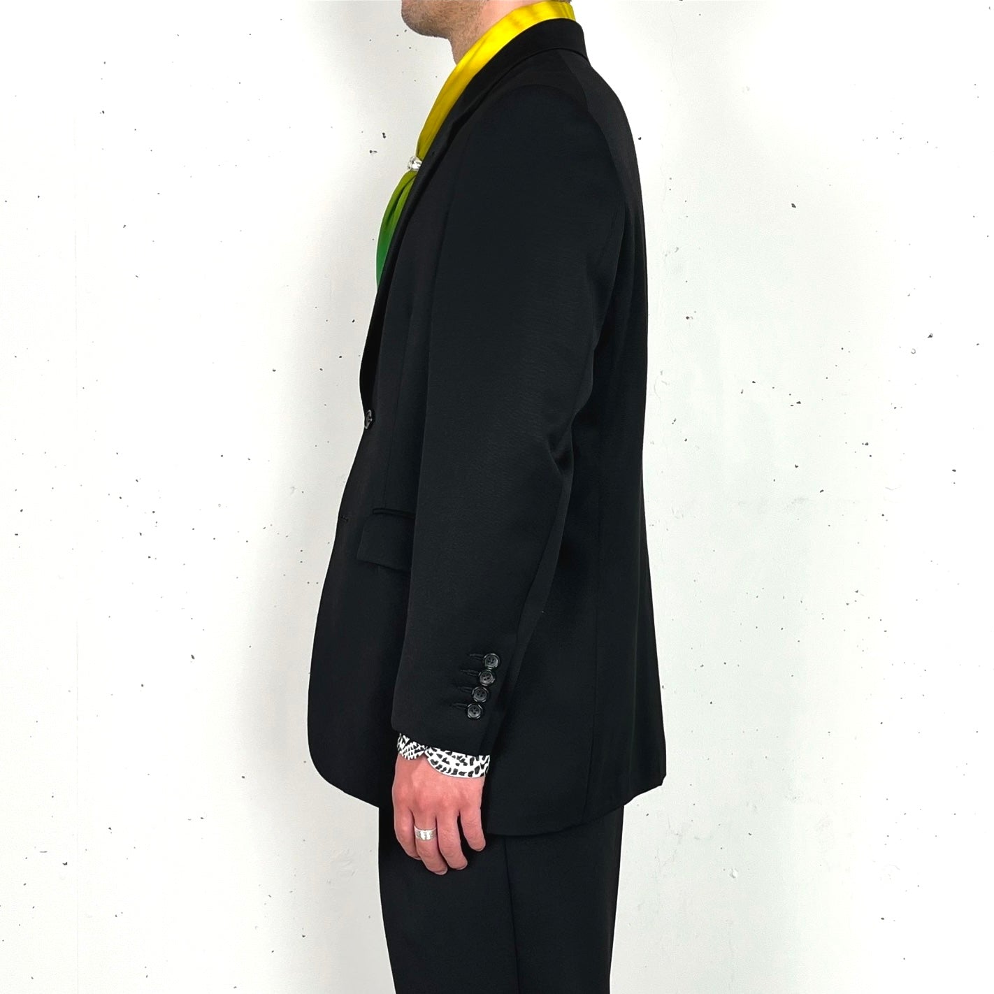 WEWILL / TAILORED SQUARE JACKET (BLACK)