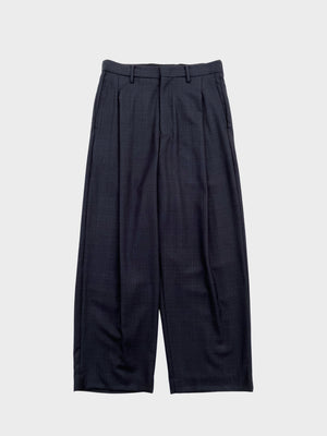 URU / 1 TUCK PANTS (CHARCOAL)