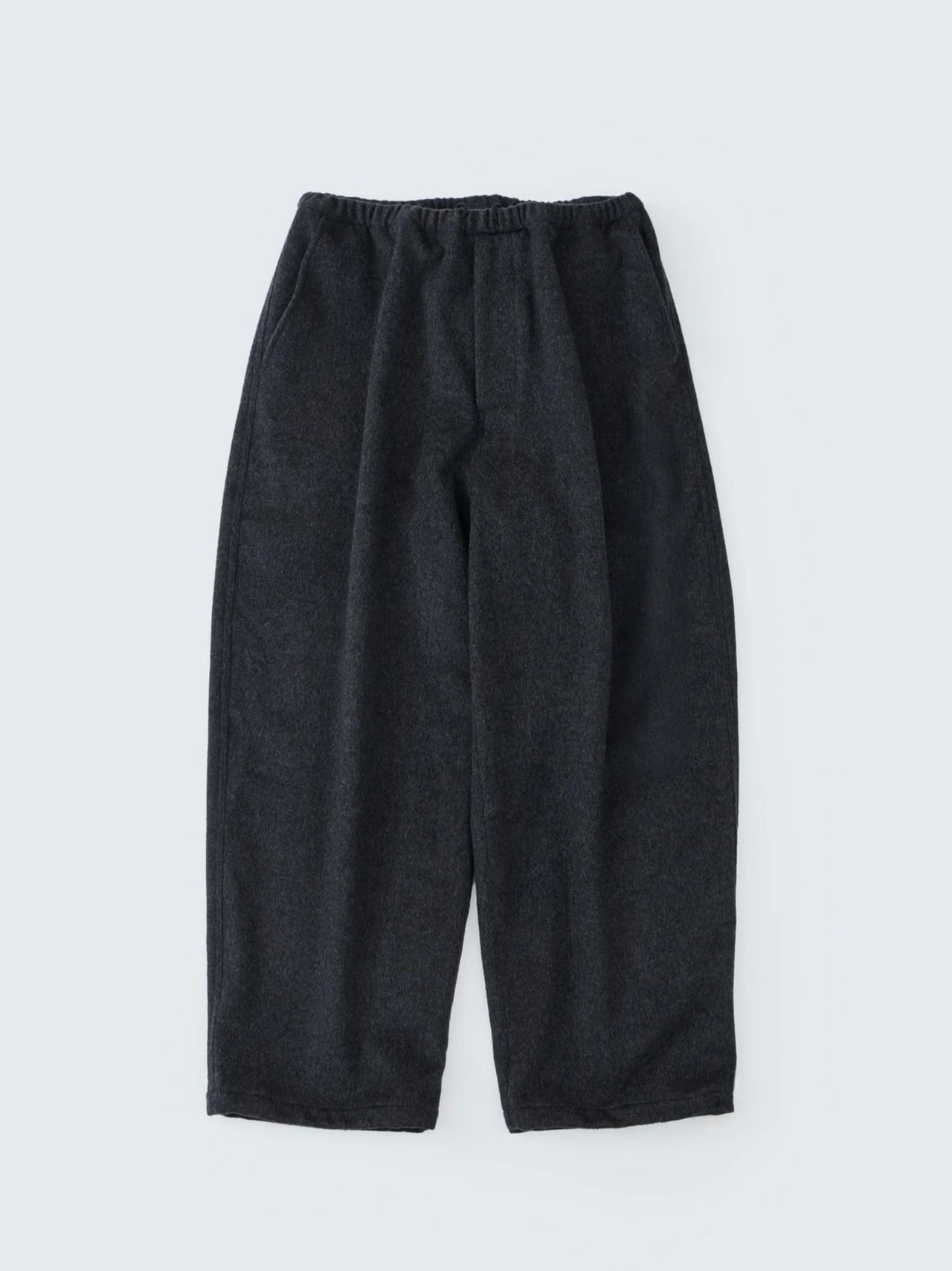 THE DAY / WOOL CASHMERE DRAWSTRING PANTS (GRAY)