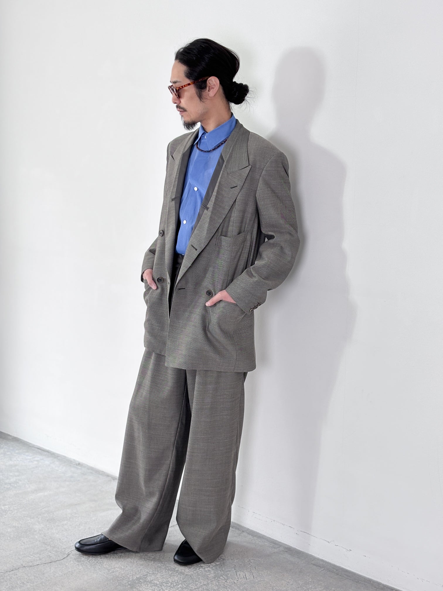 SOSHIOTSUKI / INSIDE LAPEL JACKET (GREY)
