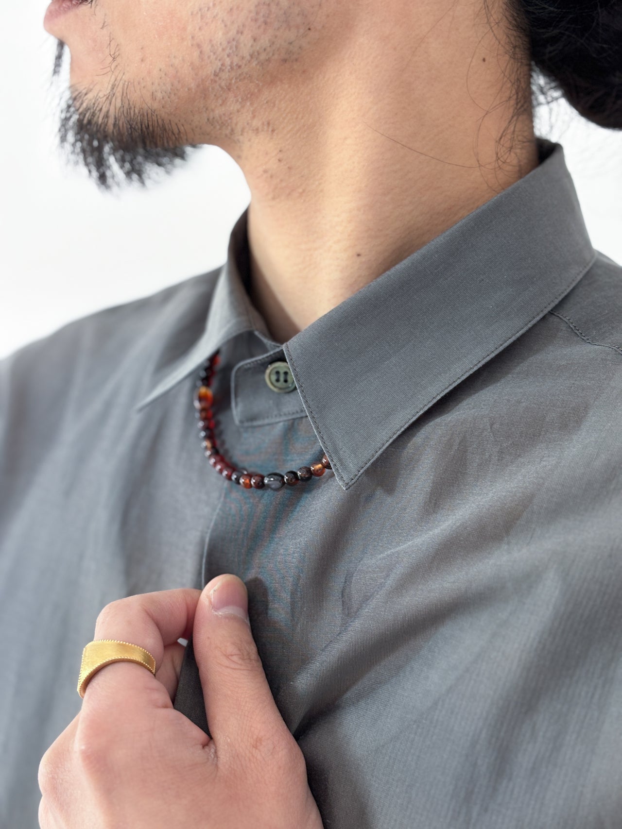 SOSHIOTSUKI / JUZU NECKLACE (BROWN)