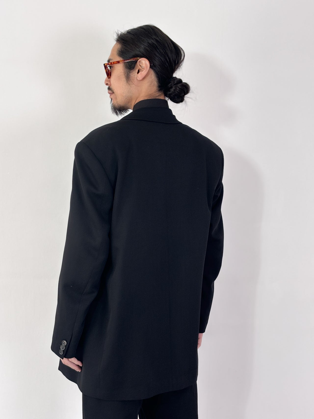 【4月25日(土)12:00販売開始】SOSHIOTSUKI / INSIDE LAPEL JACKET (BLACK)
