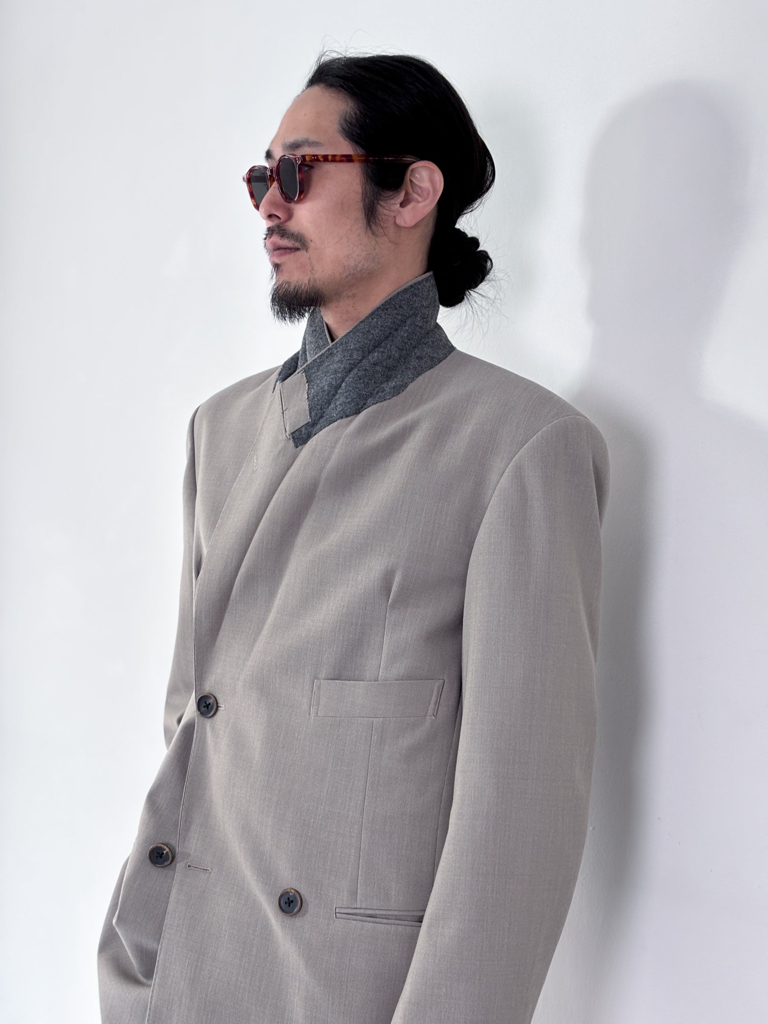 SOSHIOTSUKI / INSIDE LAPEL JACKET (BEIGE)