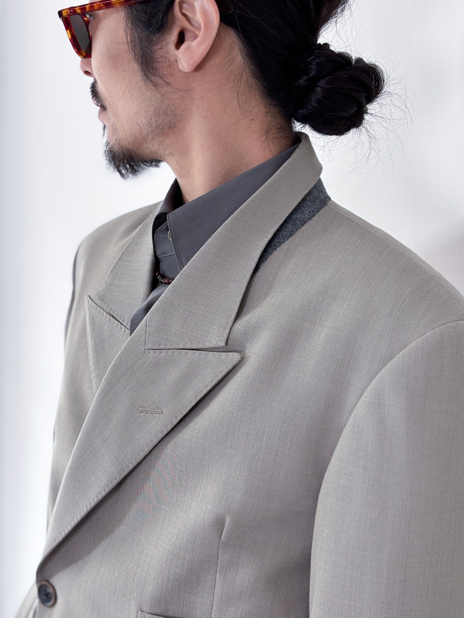 SOSHIOTSUKI / INSIDE LAPEL JACKET (BEIGE)