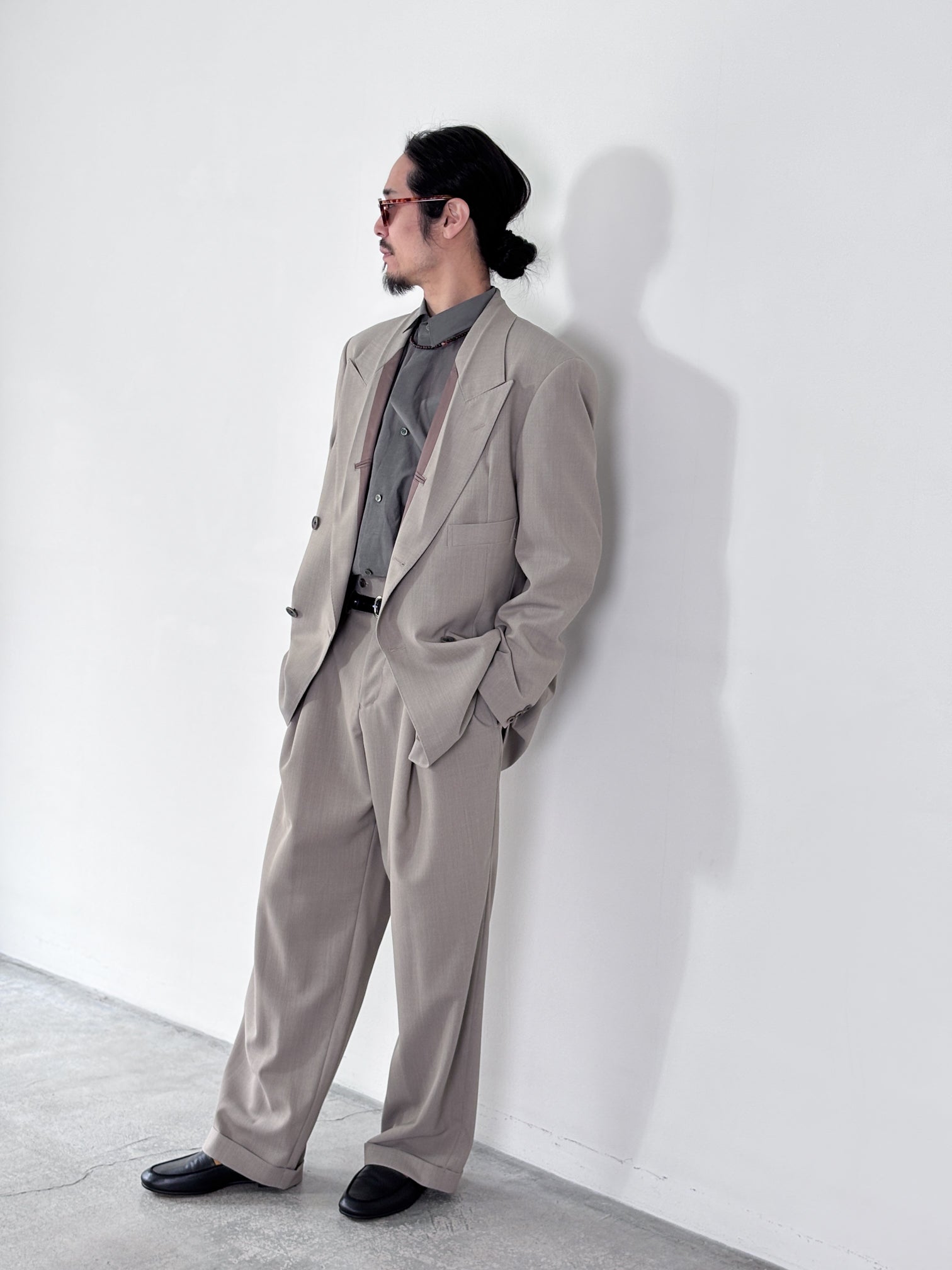 SOSHIOTSUKI / INSIDE LAPEL JACKET (BEIGE)