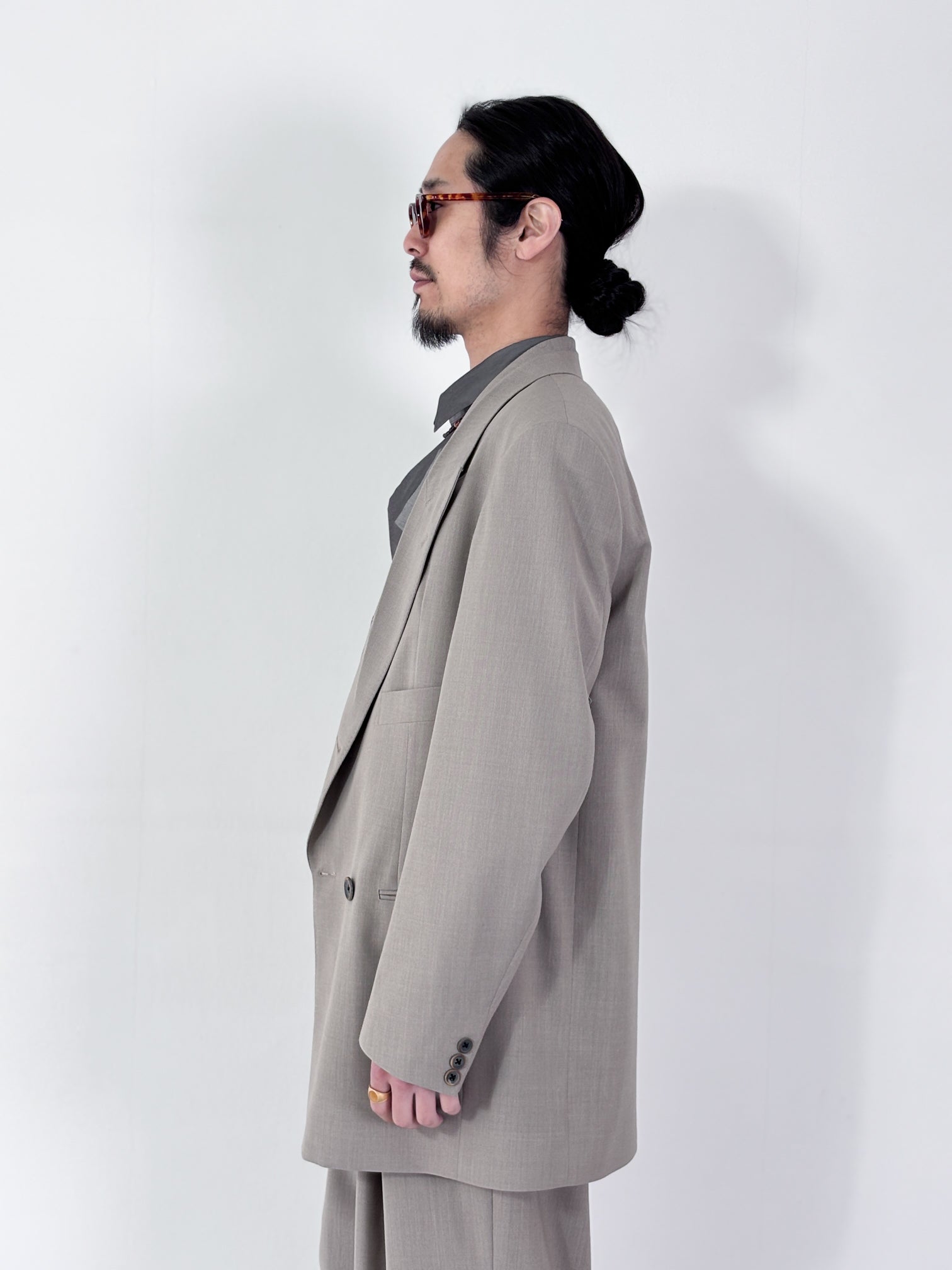 20%OFF】SOSHIOTSUKI / INSIDE LAPEL JACKET (BEIGE)