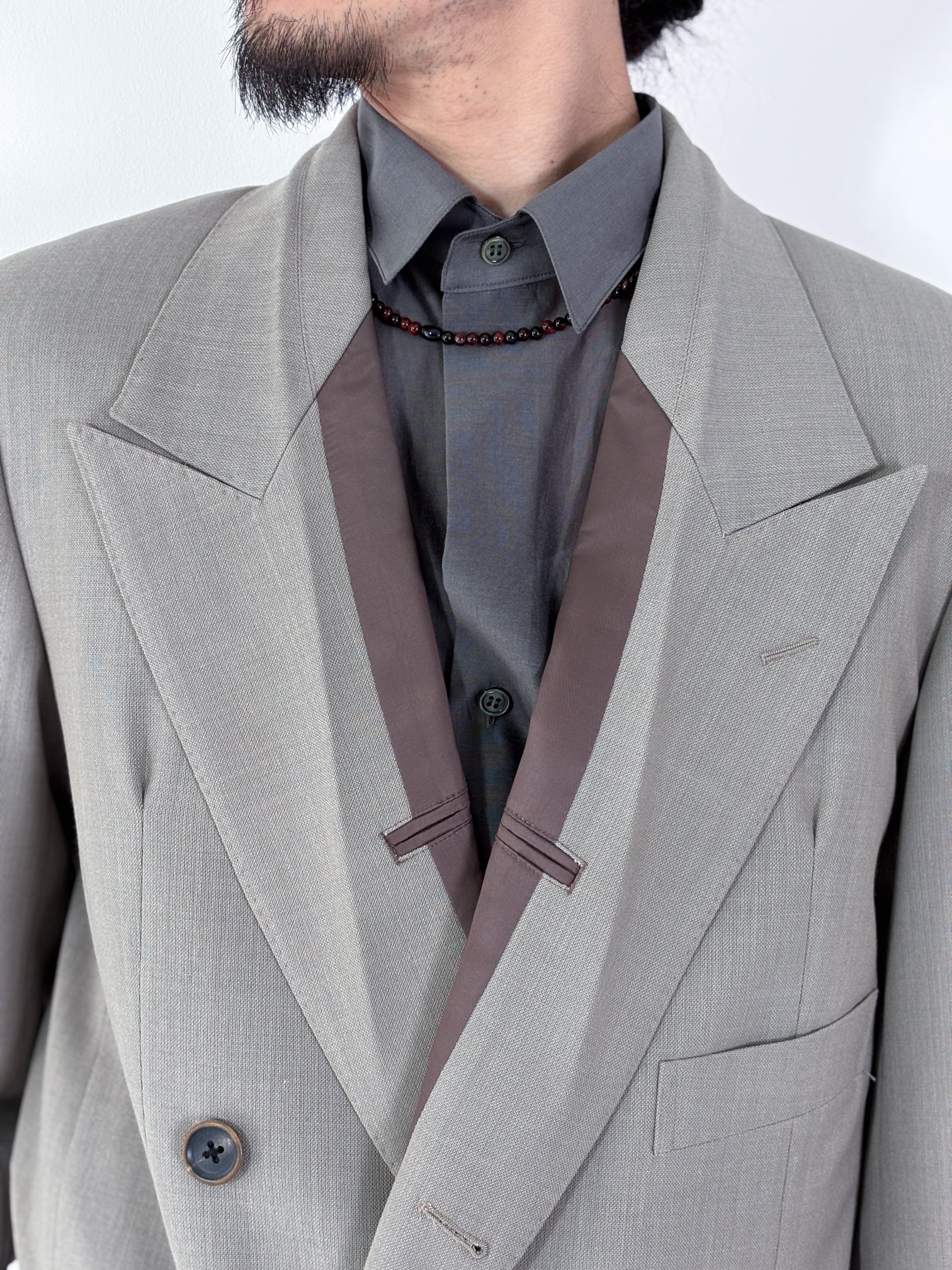 SOSHIOTSUKI / INSIDE LAPEL JACKET (BEIGE)