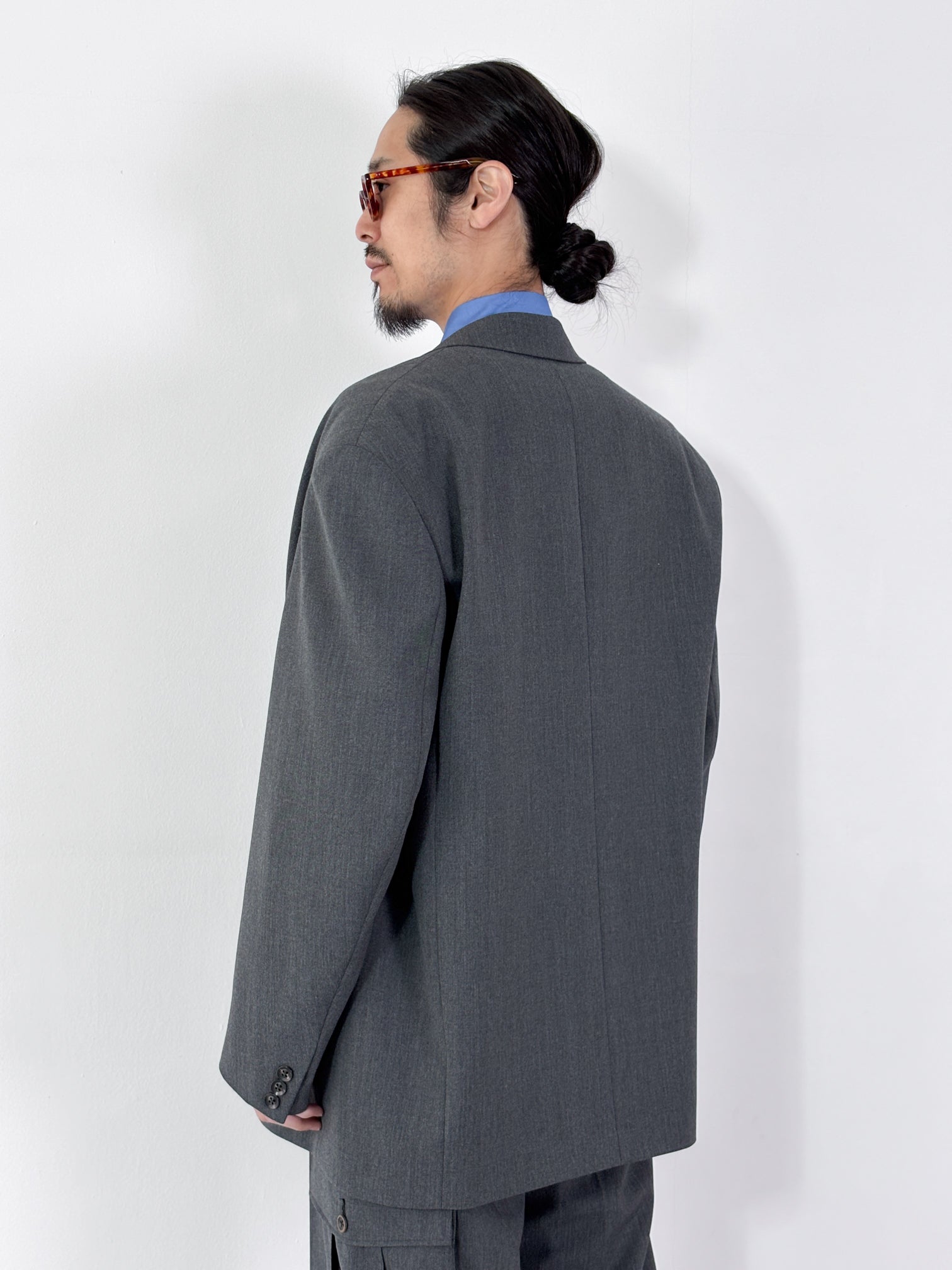 SOSHIOTSUKI / STUFFED POCKET JACKET (DARK GREY)