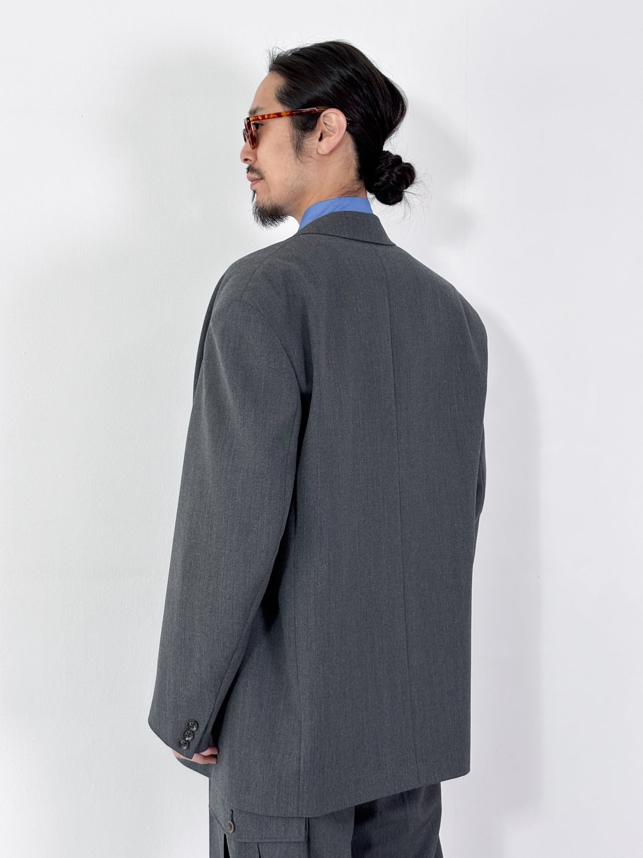 【4月25日(土)12:00販売開始】SOSHIOTSUKI / STUFFED POCKET JACKET (DARK GREY)