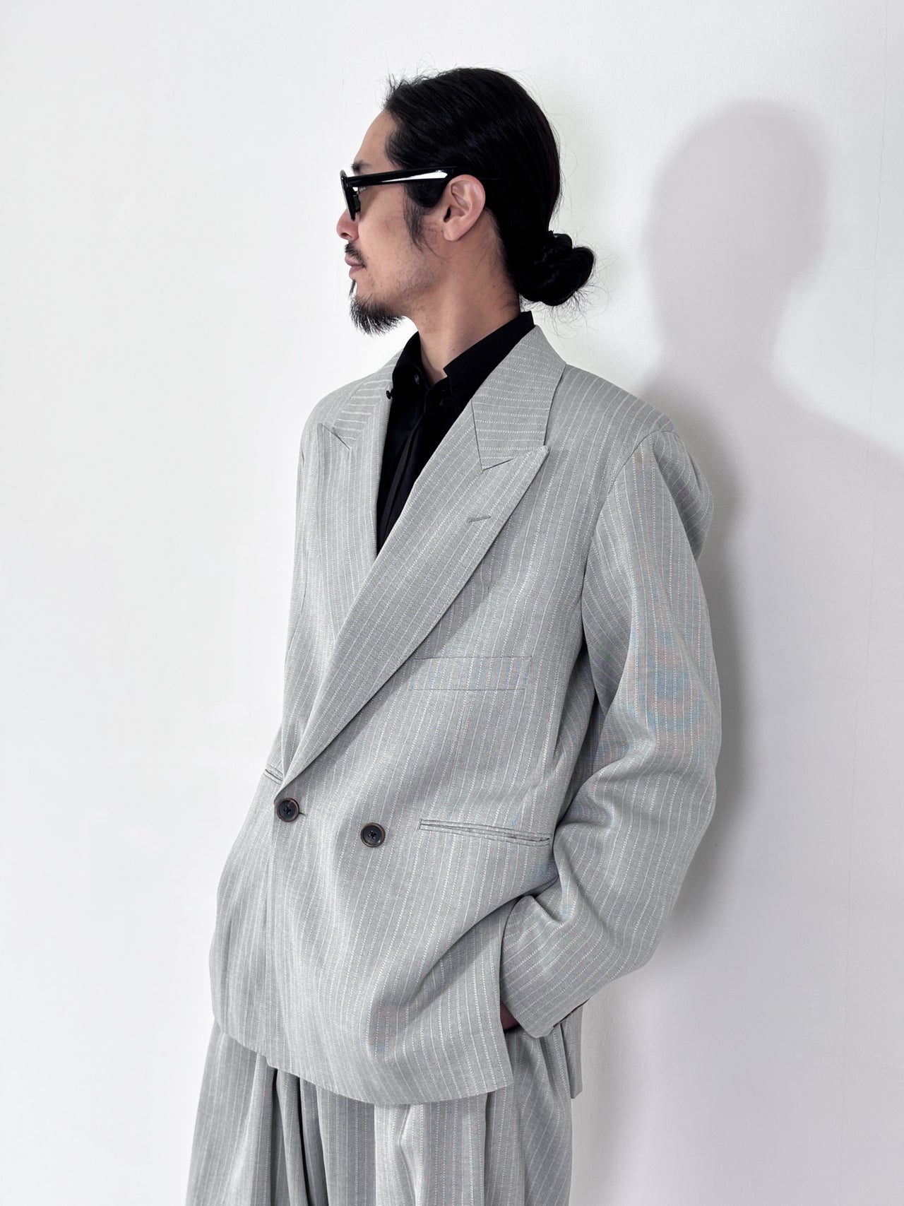 【4月25日(土)12:00販売開始】SOSHIOTSUKI / WASHI KATANA VENT JACKET (LIGHT GREY)