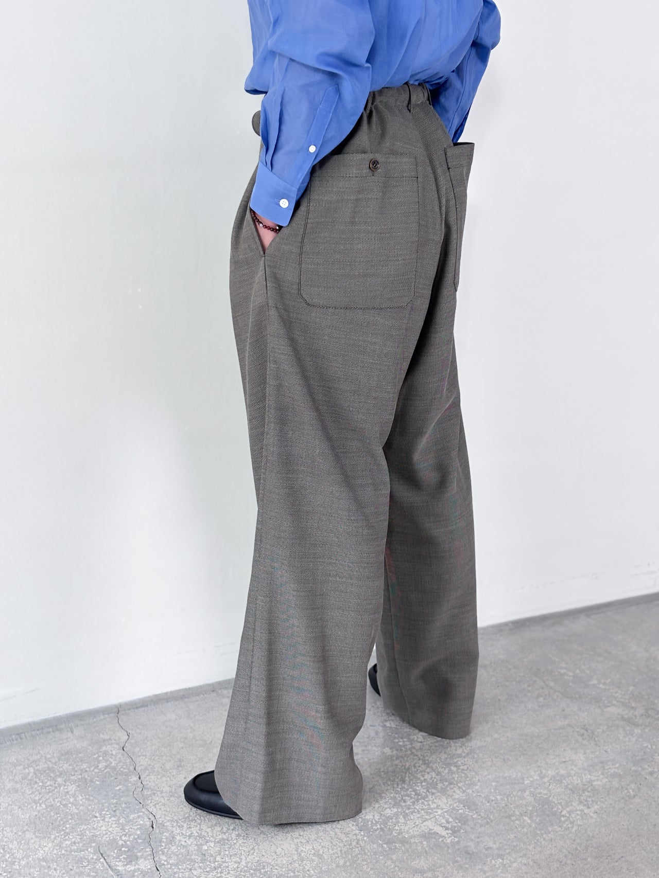 【4月25日(土)12:00販売開始】SOSHIOTSUKI / JUDO TROUSERS (GREY)