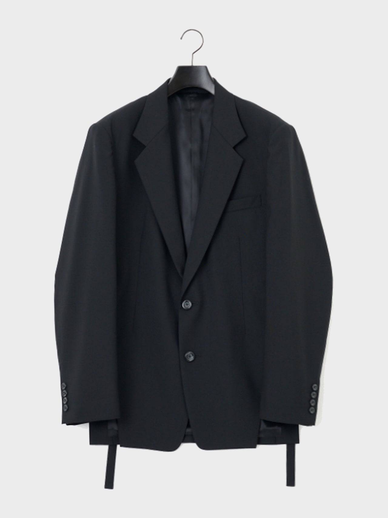 【6月中旬入荷予定】UJOH / 2BS SIDE SLIT JKT (BLACK)