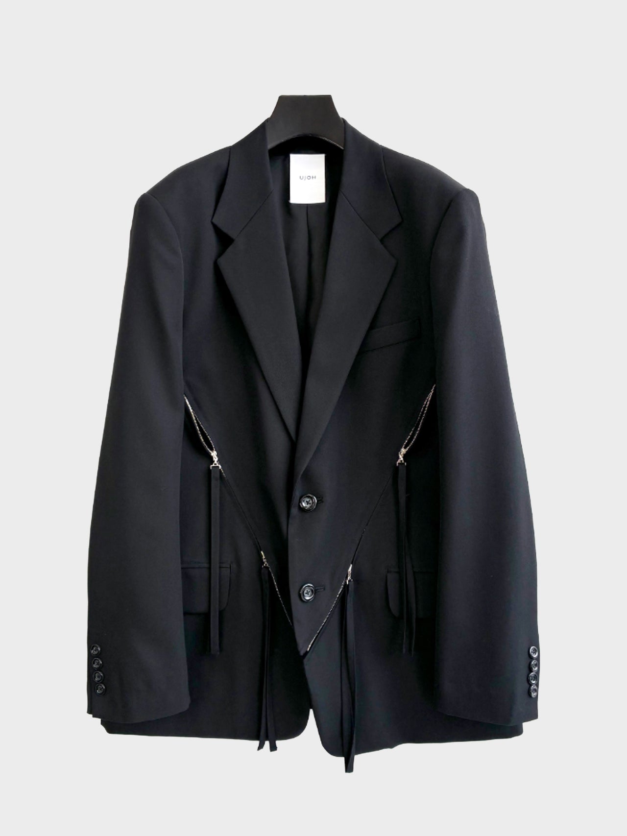 【7月入荷予定】UJOH / 2BS ZIP-CUT JKT (BLACK)