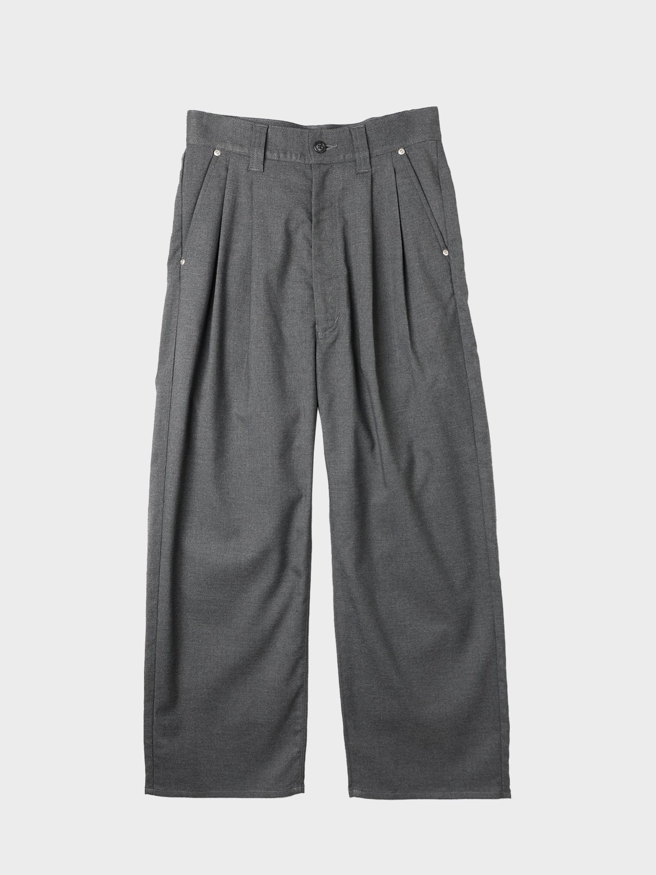 【6/28(土) 12:00販売開始】JieDa / 2 TUCK SLACKS (GRAY)