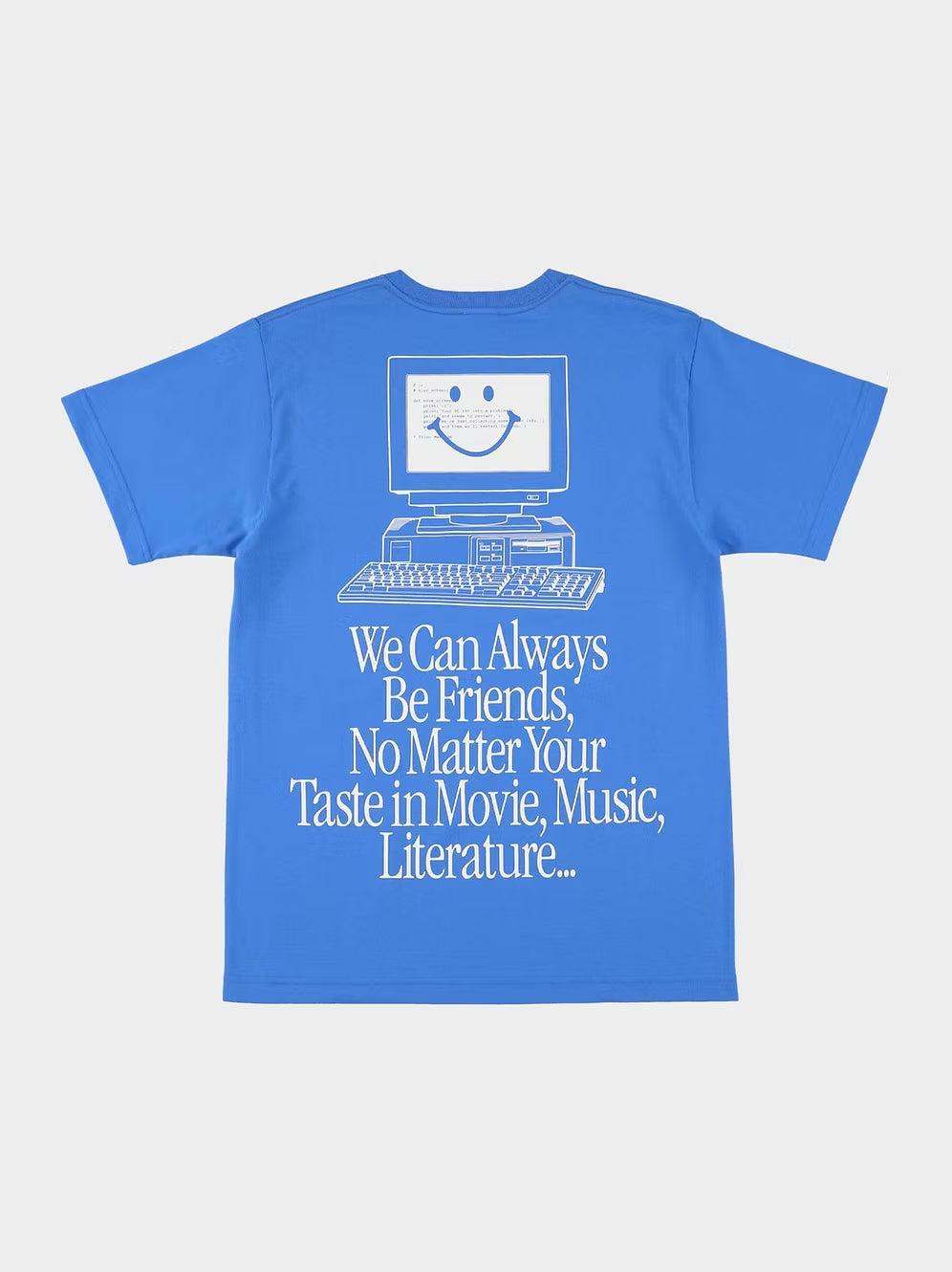 HELS / ALWAYS BE FRIEND T-SHIRT(PC) (BLUE)