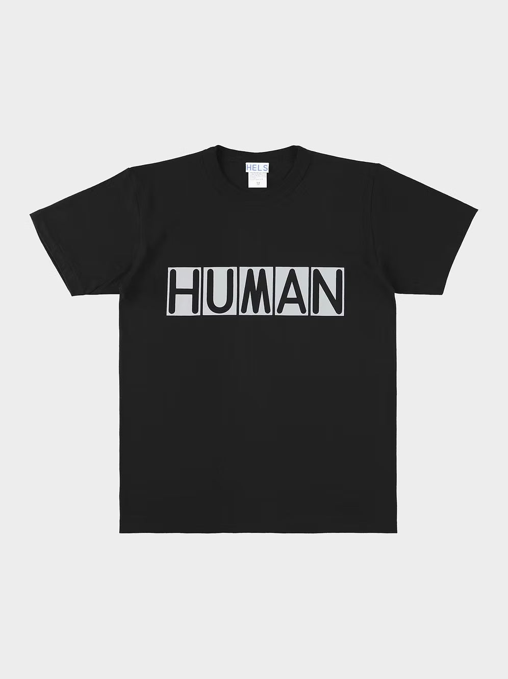 HELS / HUMAN T-SHIRT (BLACK)
