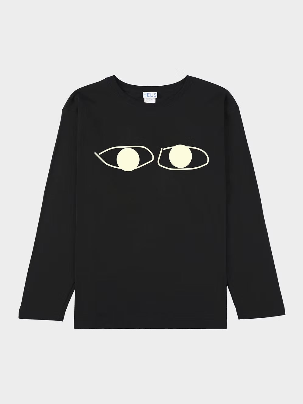 HELS / EYE L/S T-SHIRT (BLACK)
