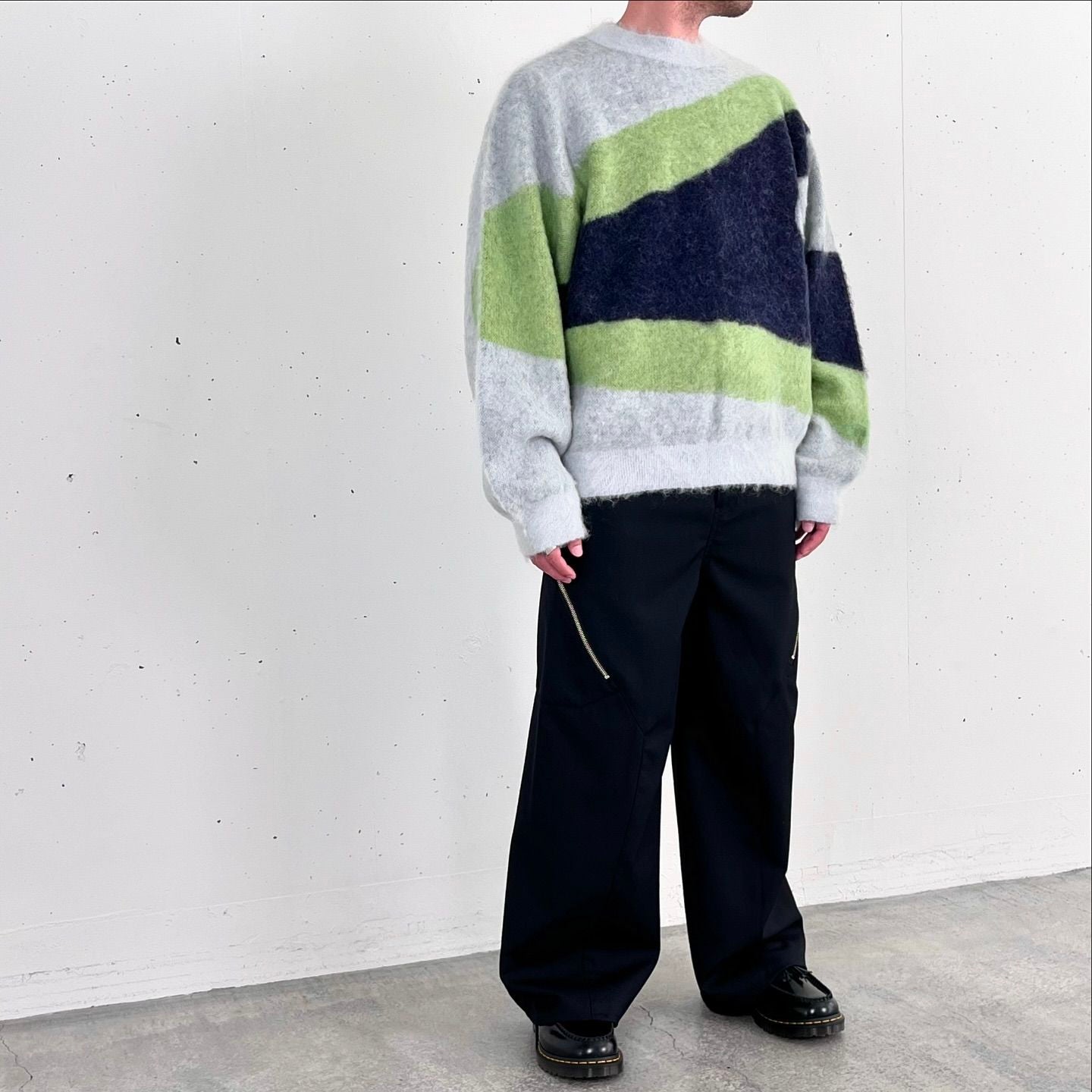 JieDa / MULTI COLOR KNIT (SAX)