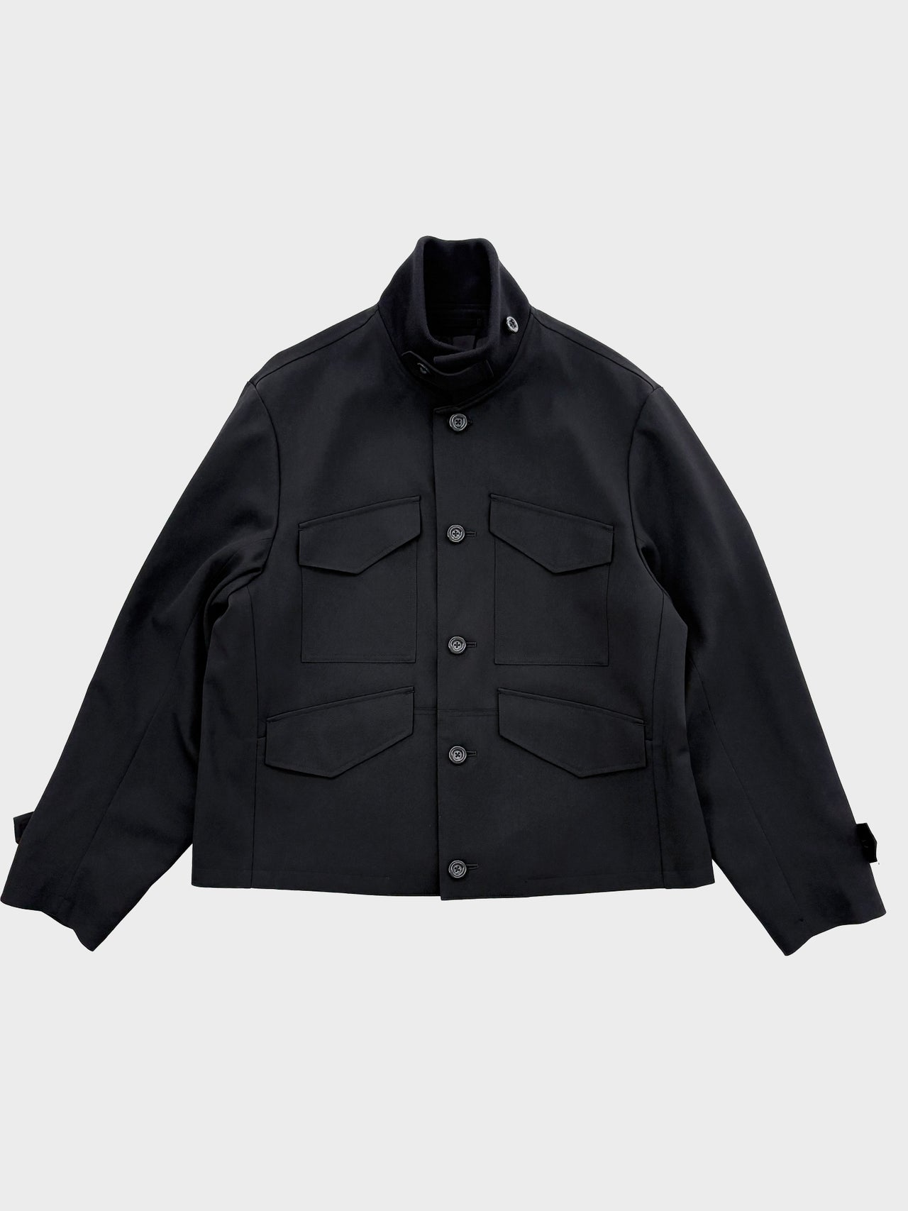 UJOH / RIB COLLAR 4 POCKETS BLOUSON (BLACK)