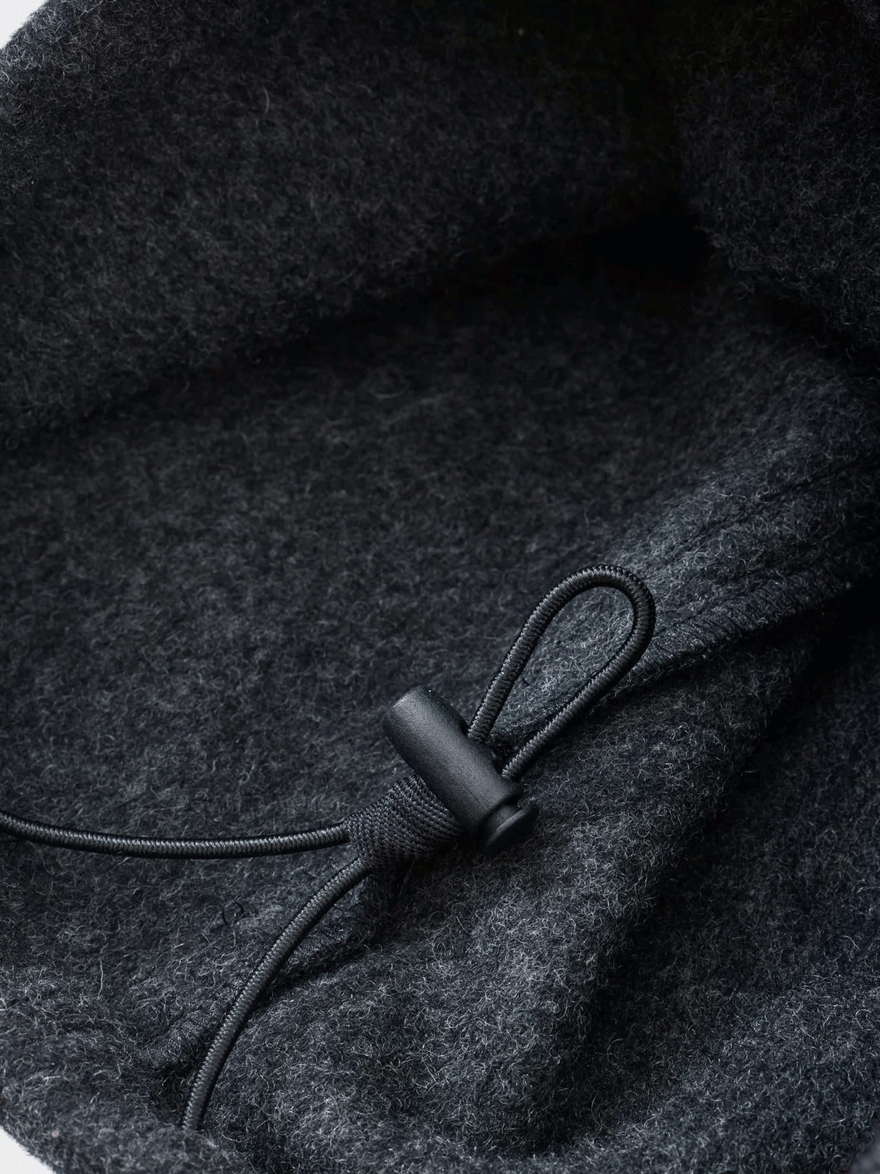 THE DAY / WOOL CASHMERE DRAWSTRING PANTS (GRAY)