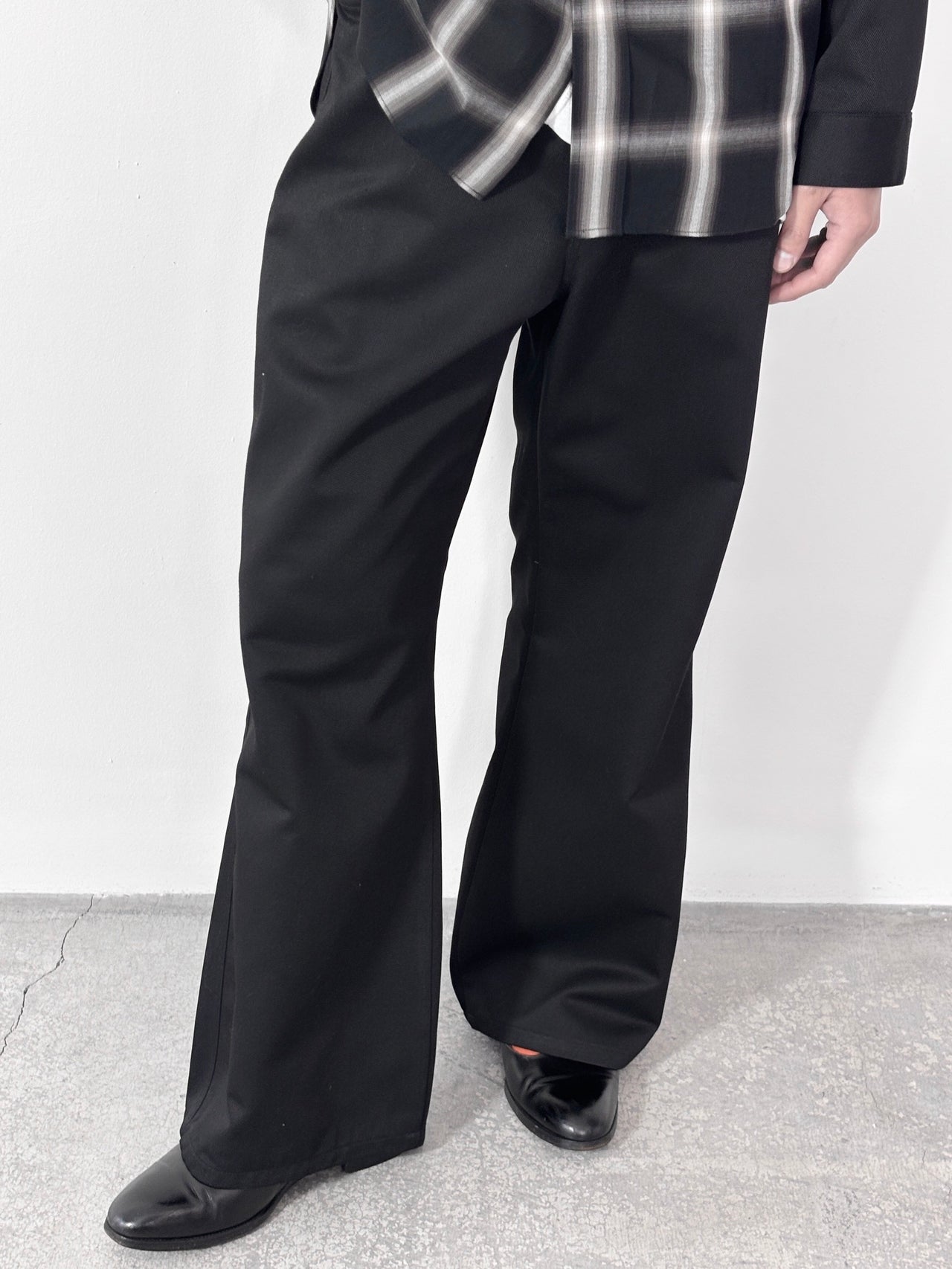 YUTASETOGAWA / CONTOUR 5 TROUSERS (BLACK)