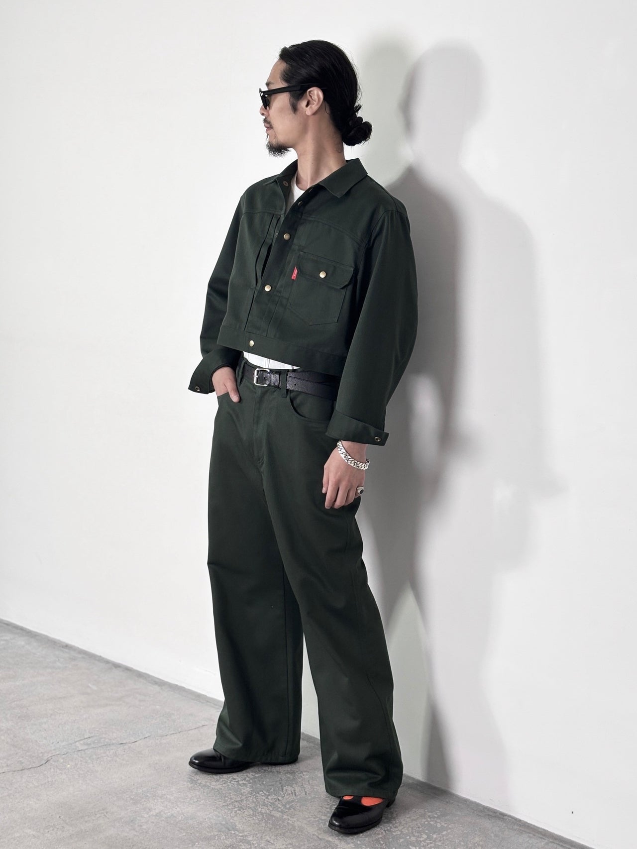 YUTASETOGAWA / CONTOUR 5 TROUSERS (OLIVE)