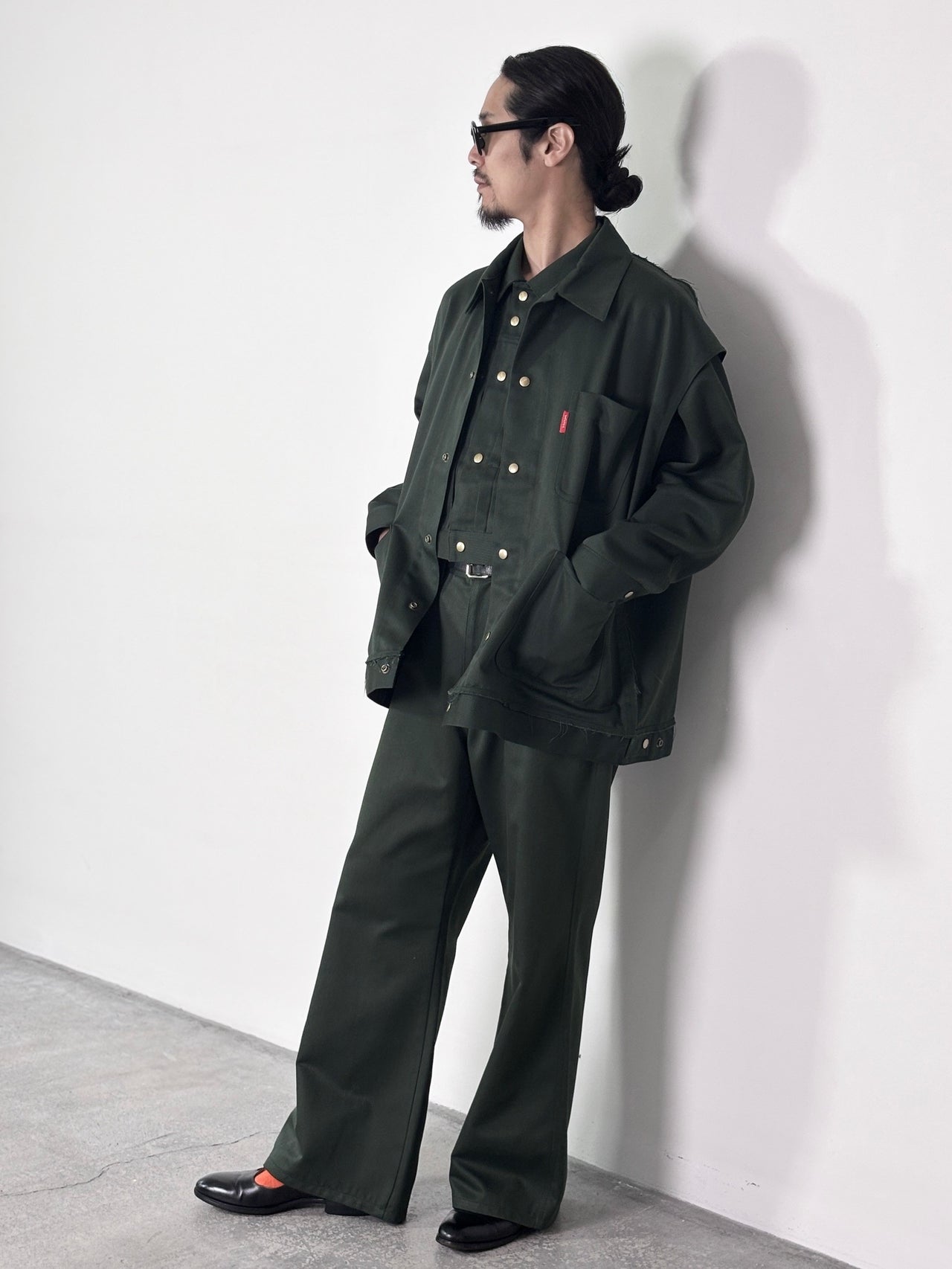YUTASETOGAWA / CONTOUR 5 TROUSERS (OLIVE)