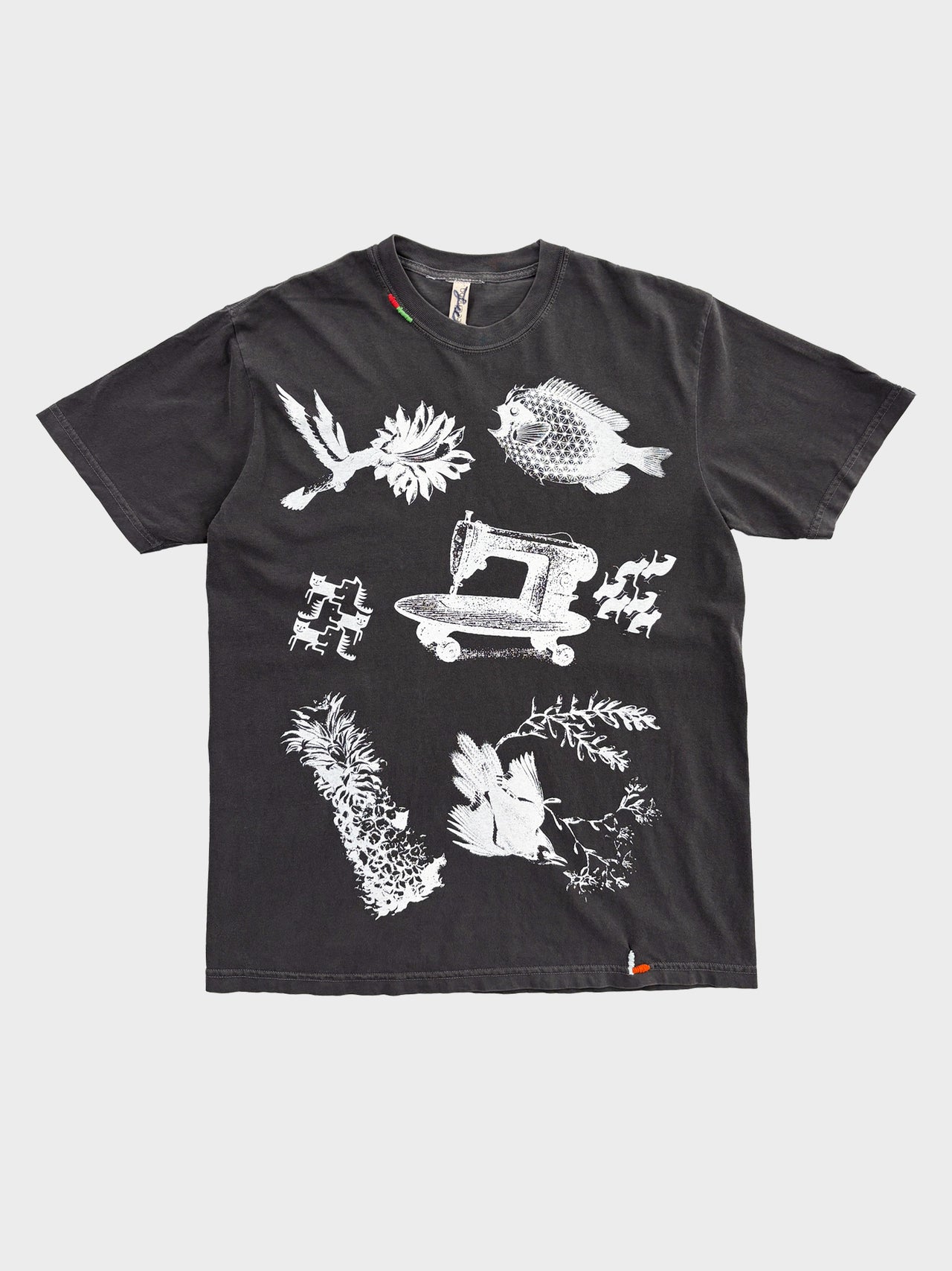 AlexanderLeeChang(LeeMake) / ALC MLT PRINT T (CHARCOAL)
