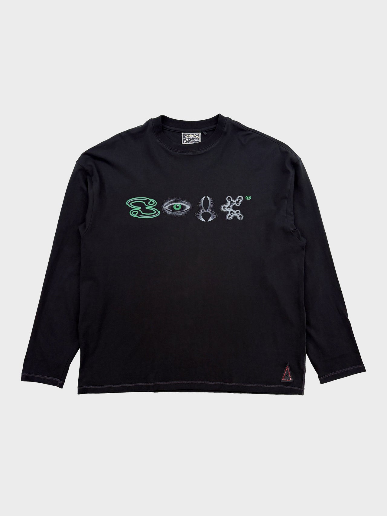 SOMEWHERE OUTSIDE HIKING COMPANY / ALL-SEEING LOGO L/SL (BLACK)