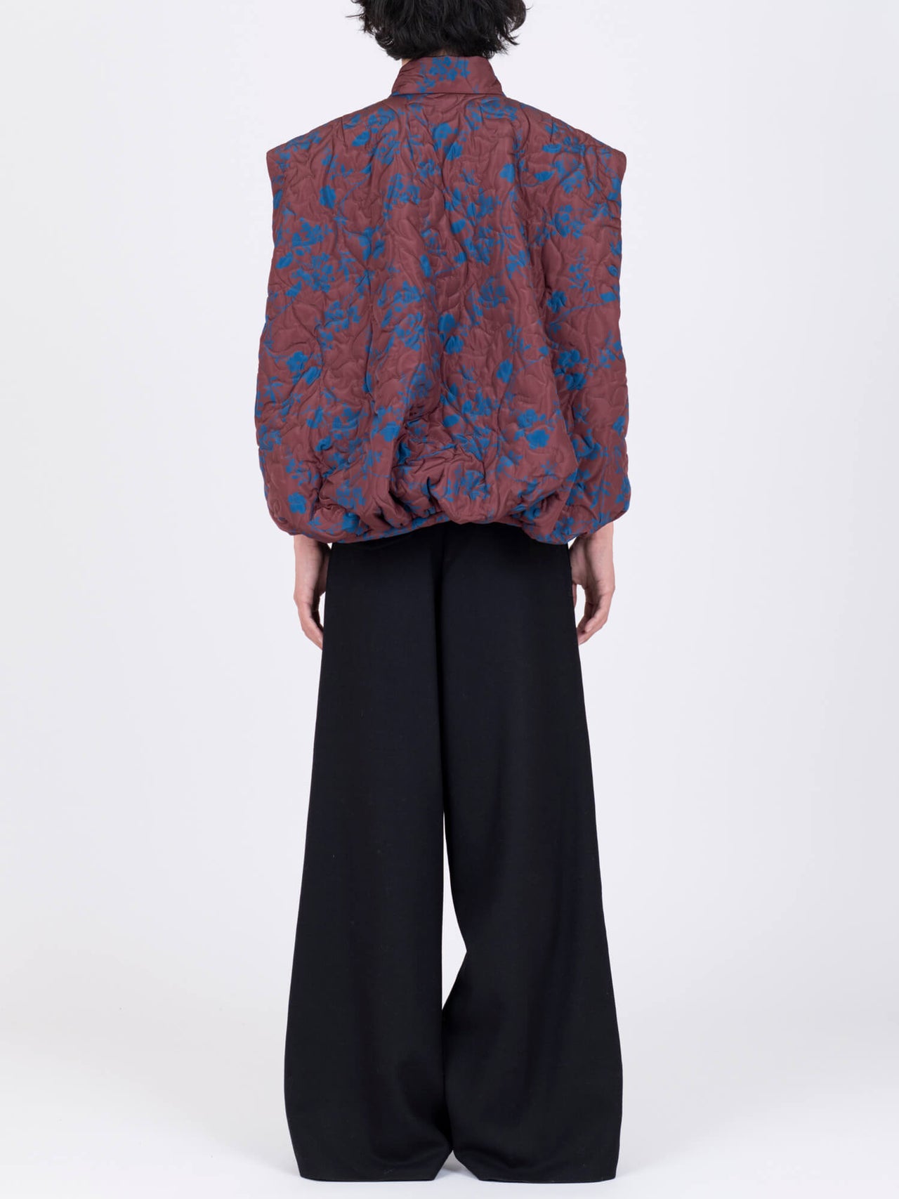 【7月上旬入荷予定】VIVIANO / FLOWER PATTERN OUILTING GILET (FLOWER)