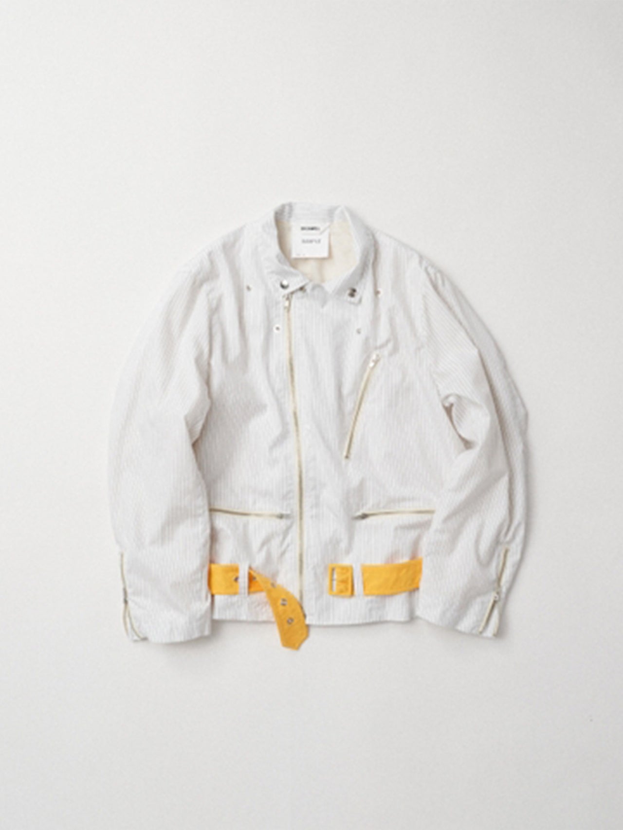 【7月入荷予定】DIGAWEL / BIKER SHIRT JACKET (WHITE)