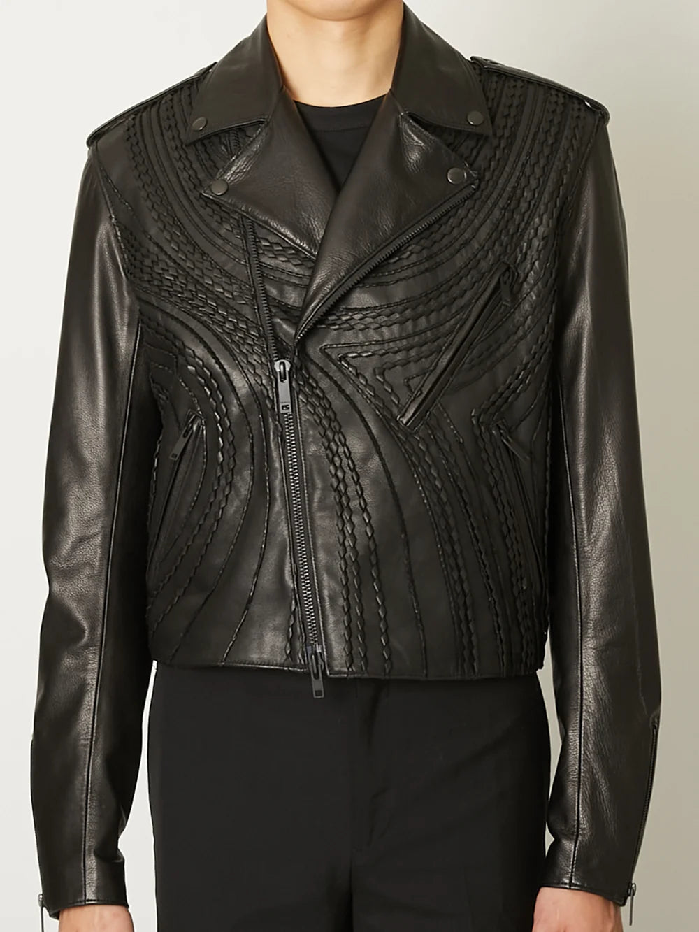 【8月22日(土)12:00発売】TAAKK / LEATHER RIDERS JACKET (BLACK)