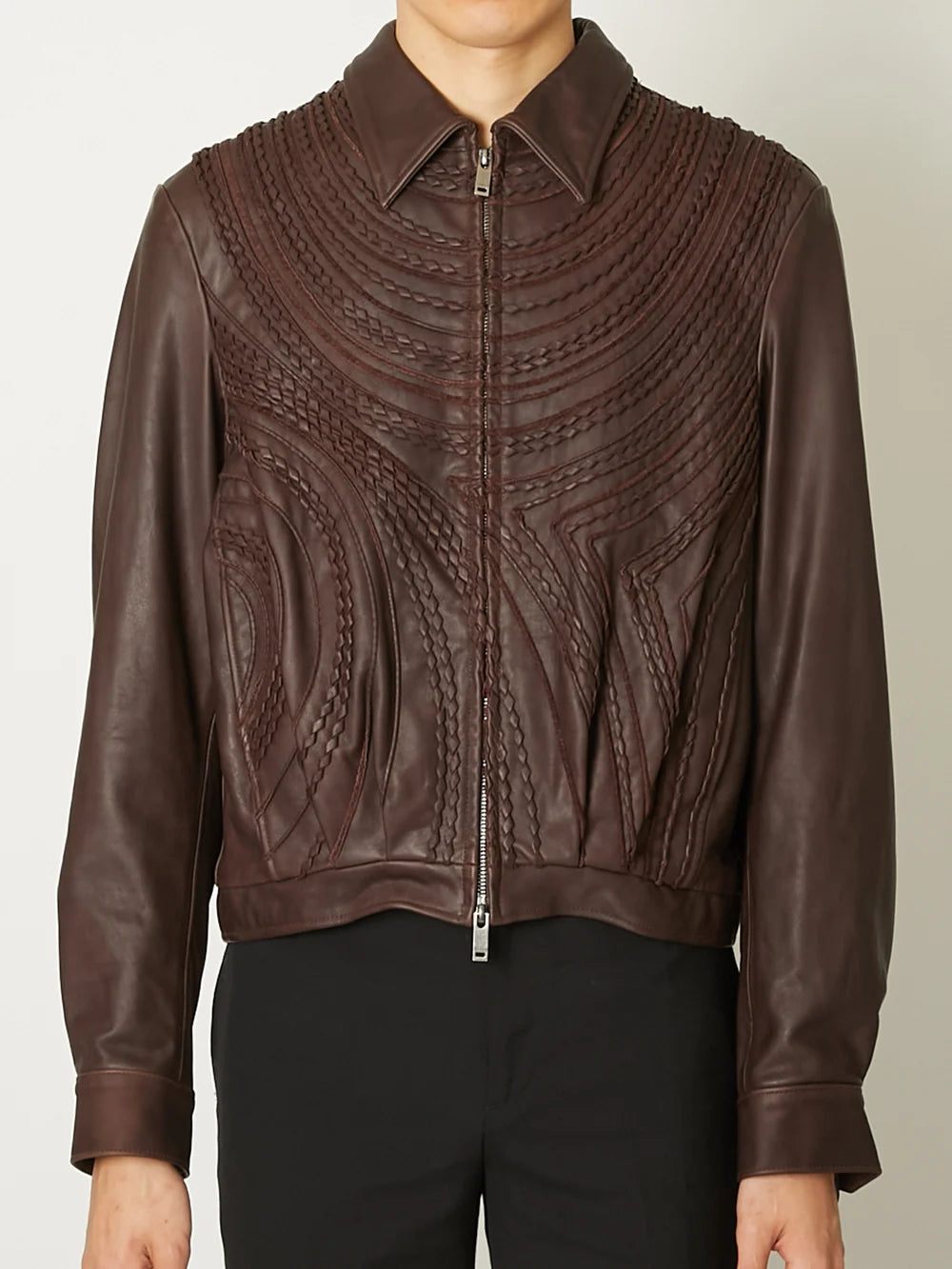 【8月22日(土)12:00発売】TAAKK / LEATHER BLOUSON (BROWN)
