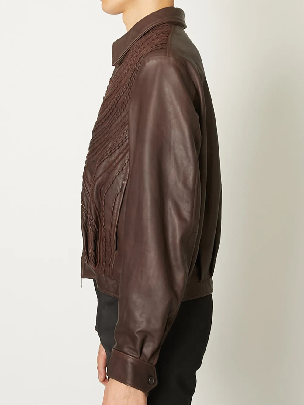 【8月22日(土)12:00発売】TAAKK / LEATHER BLOUSON (BROWN)