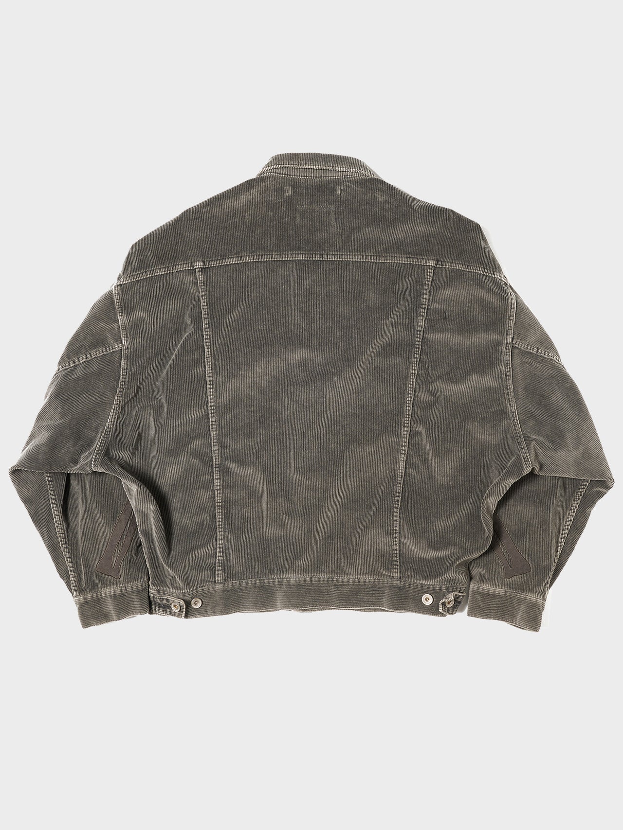 doublet / BONE APPLIQUE CORDUROY JACKET (GRAY) #24