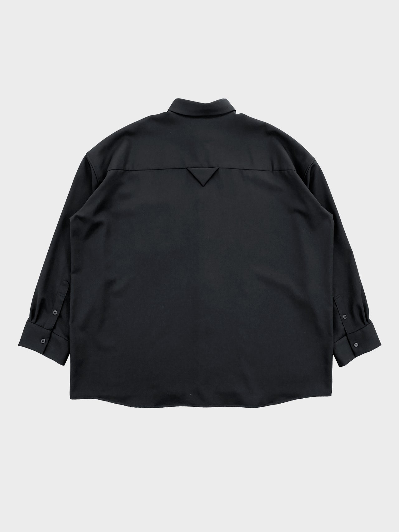 Dulcamara / よそいきワイドBOXシャツ (BLACK)
