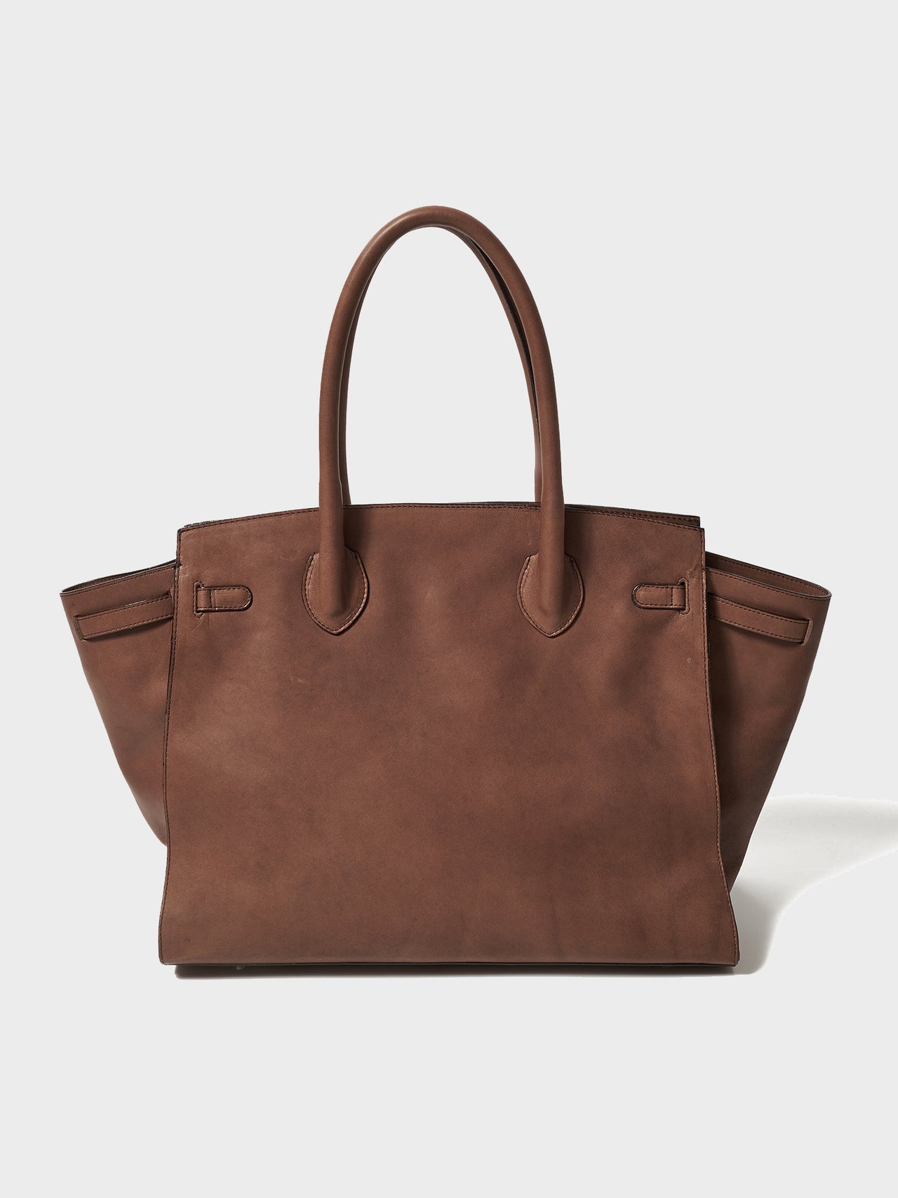 doublet / BREW-DYED LEATHER "ITA" BAG (COFFEE)#18