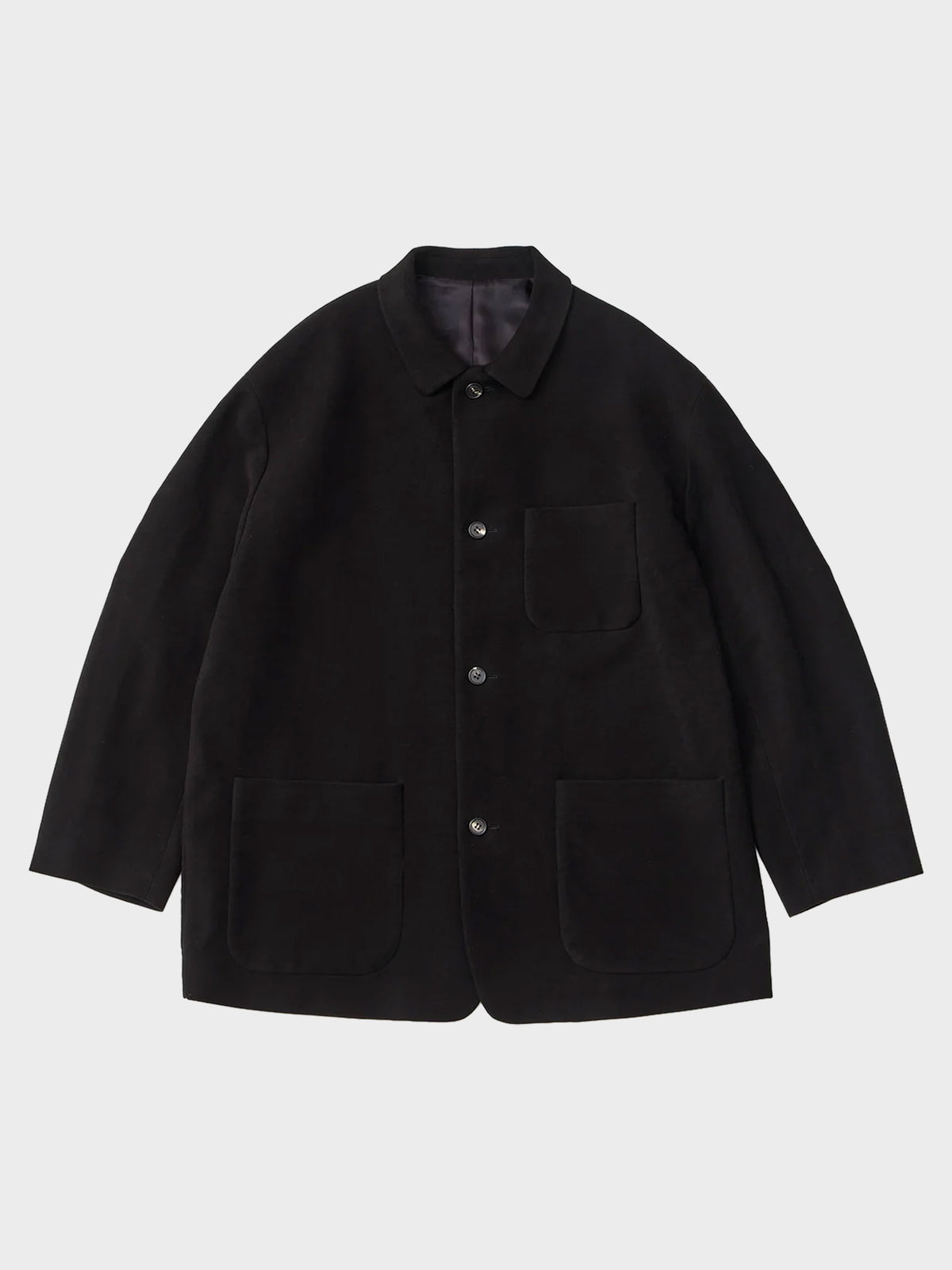 THE DAY / BRITISH MOLESKIN JACKET (BLACK)