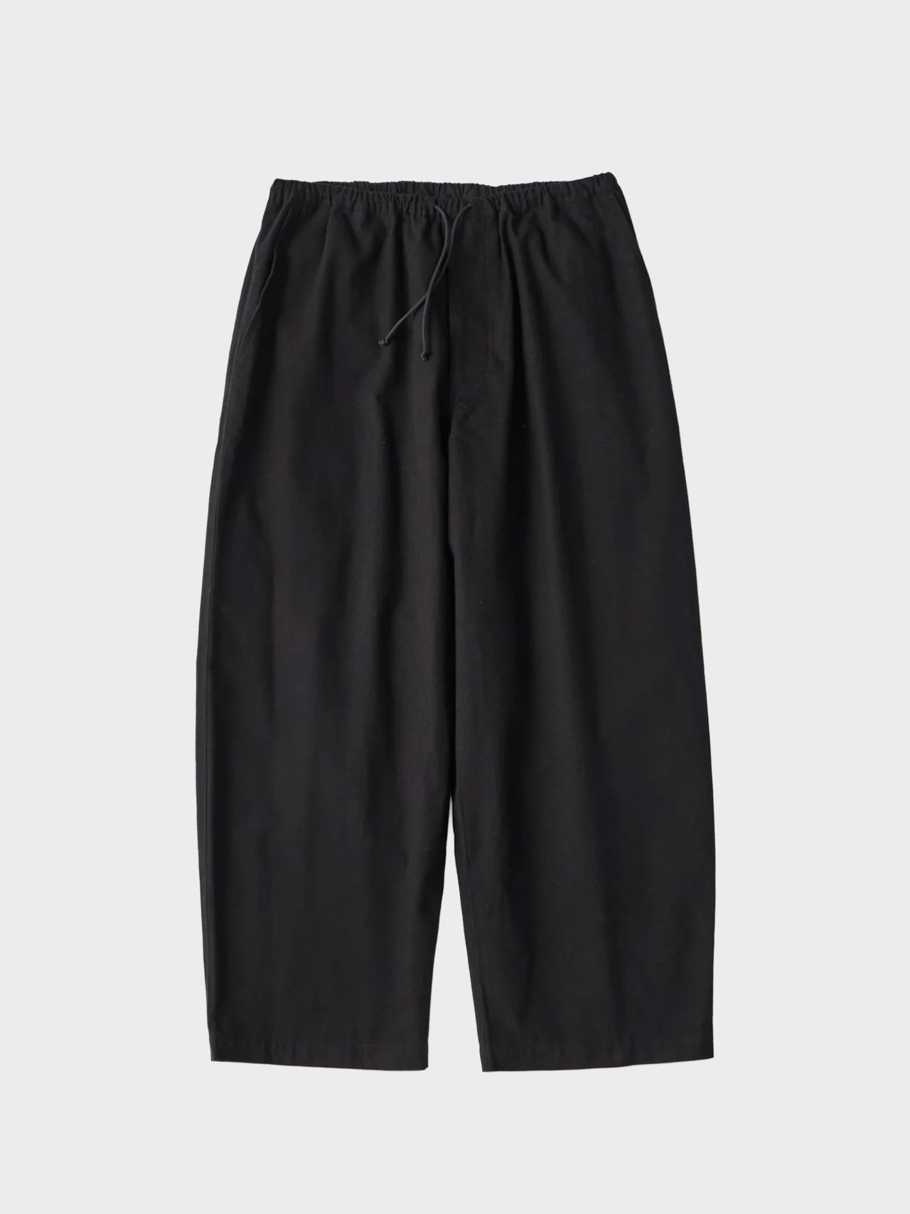 【7月上旬〜中旬入荷予定】THE DAY / BRUSHED COTTON EASY TROUSERS (BLACK)