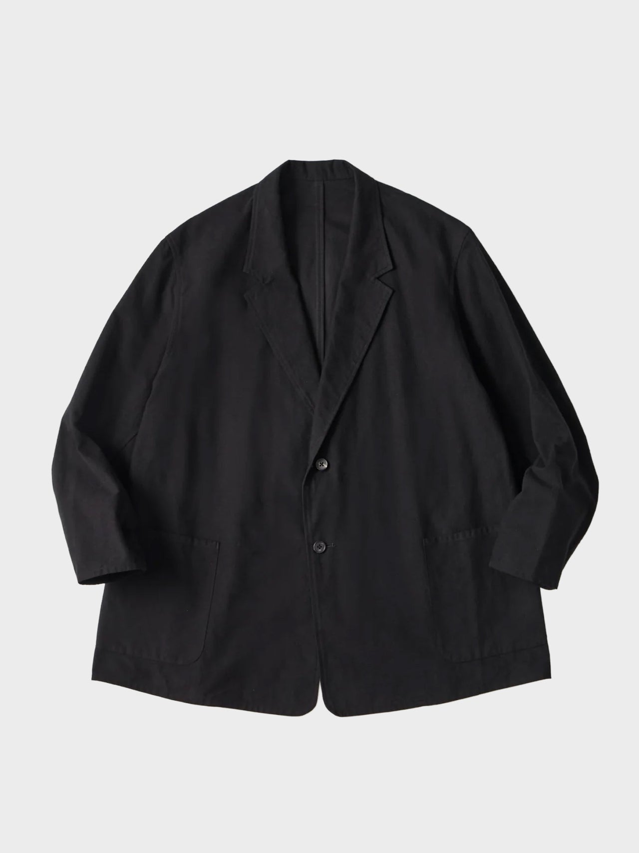 【7月上旬〜中旬入荷予定】THE DAY / BRUSHED COTTON JACKET (BLACK)