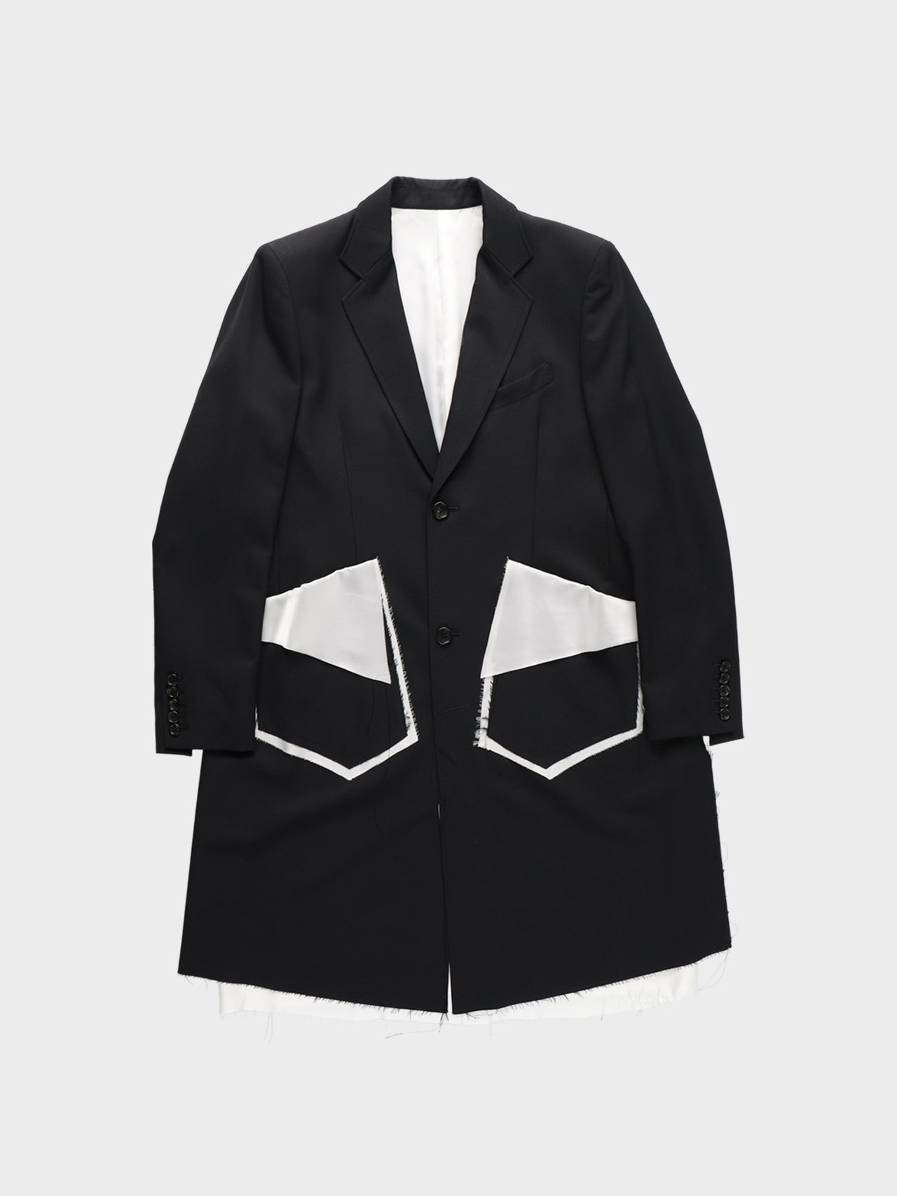 Sulvam / CLASSIC LONG JACKET (BLACK)
