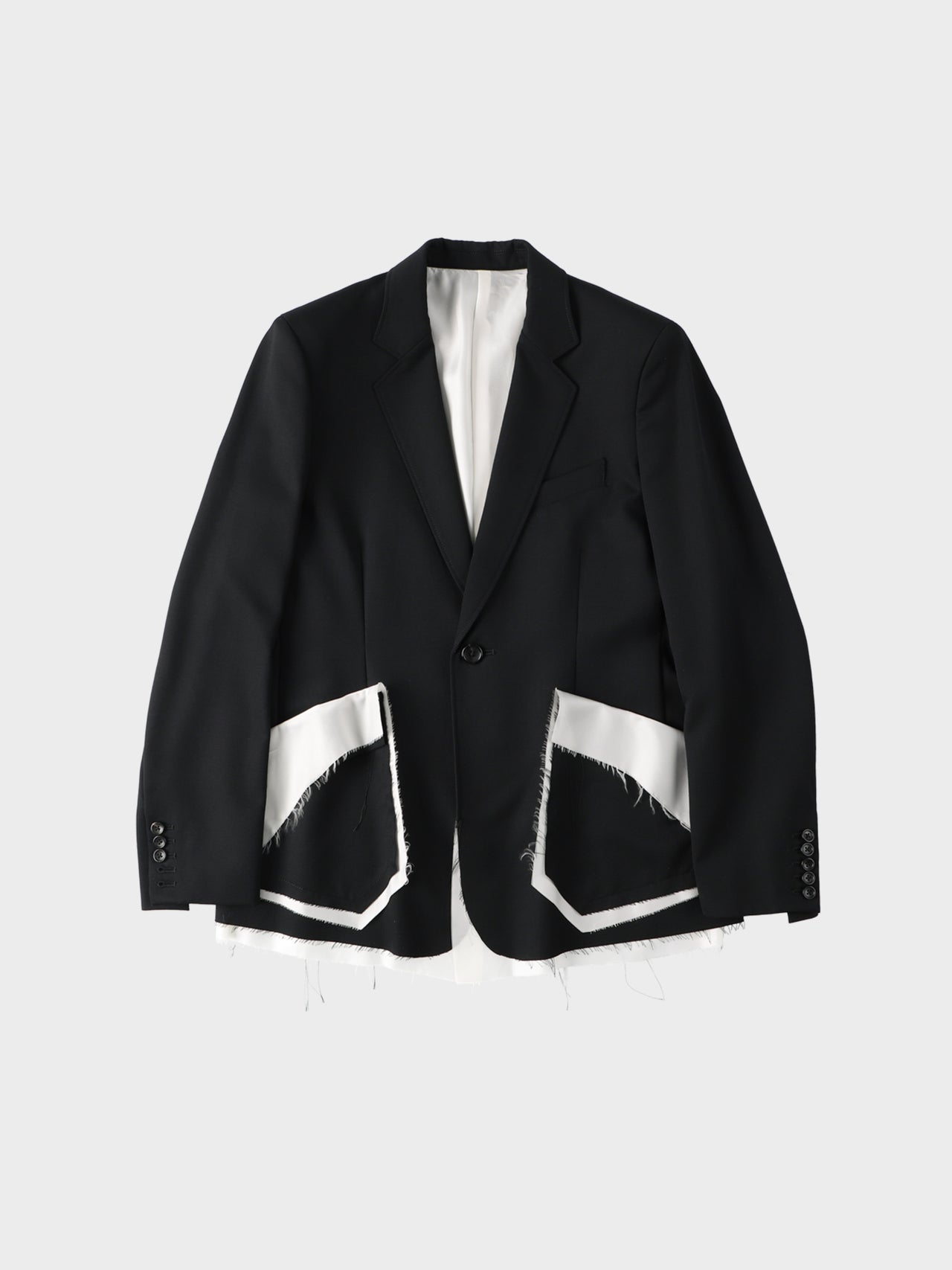 Sulvam / CLASSIC SHORT JACKET (BLACK)