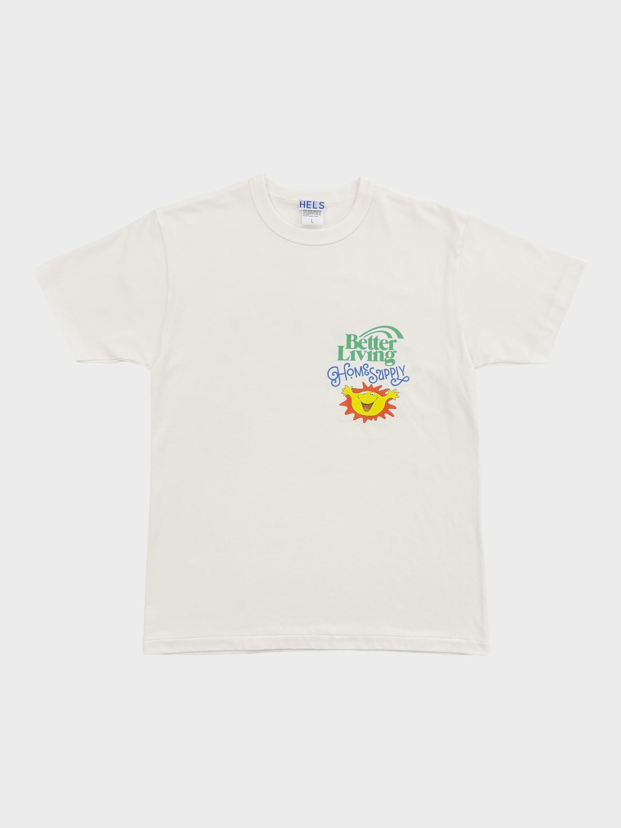 HELS / CLOCK T-SHIRT(WHITE)