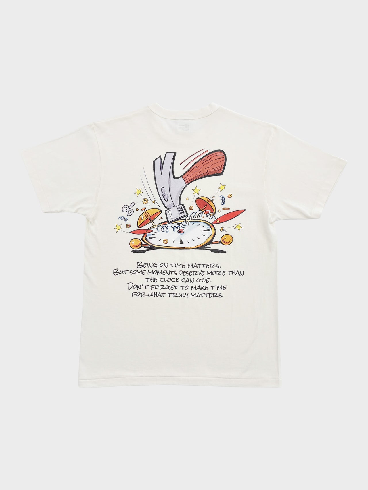 HELS / CLOCK T-SHIRT(WHITE)
