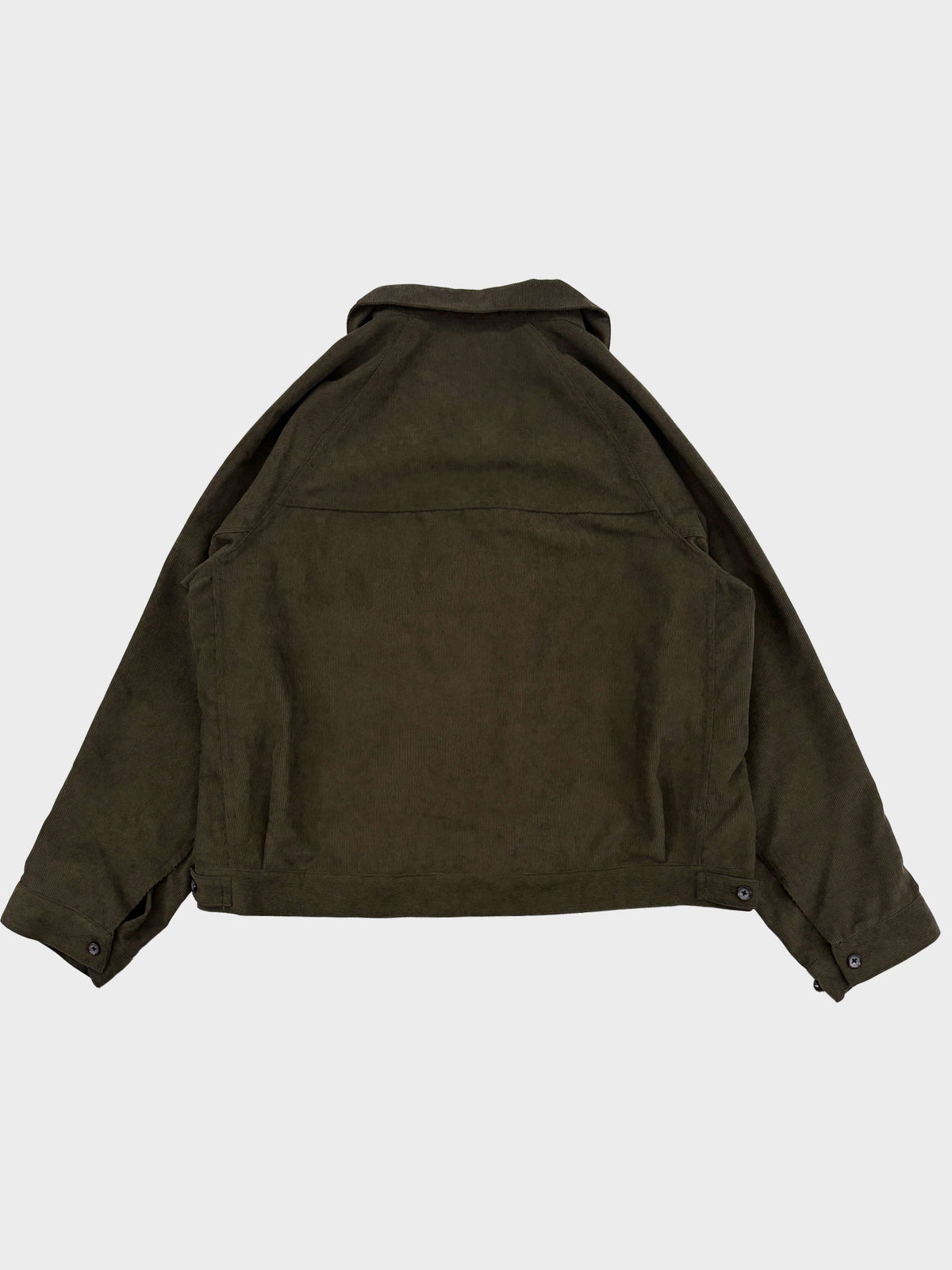 my beautiful landlet / CORDUROY ZIP UP BLOUSON (OLIVE)