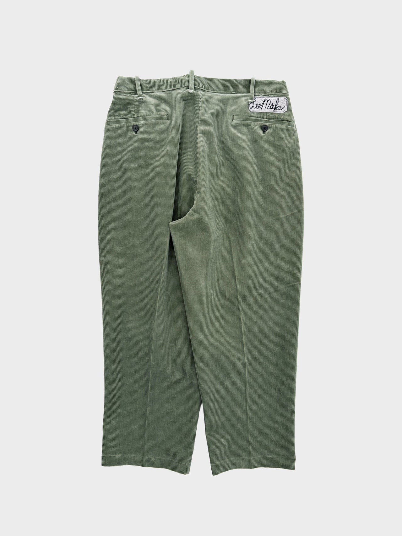 AlexanderLeeChang(LeeMake) / SMPL CORDY ANCLE PANTS 25 (MOSS)