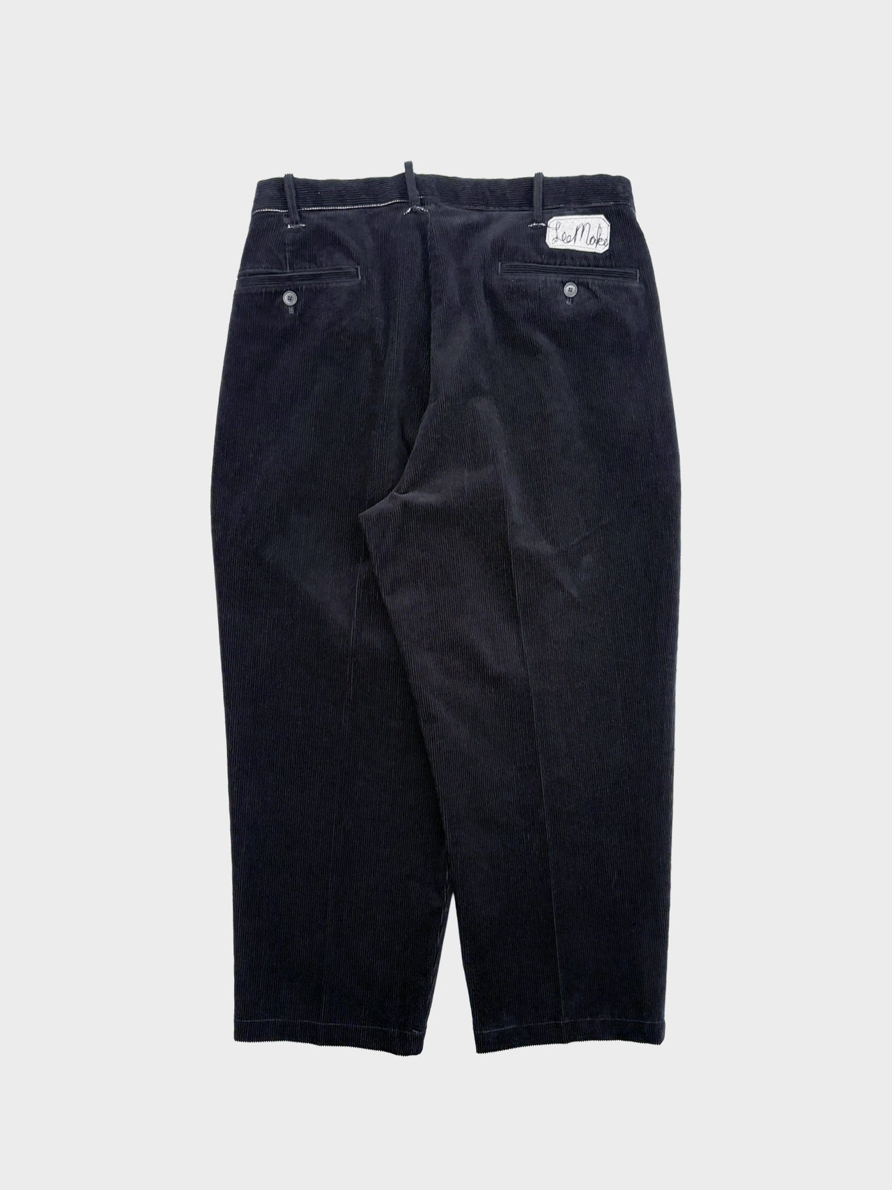 AlexanderLeeChang(LeeMake) / SMPL CORDY ANCLE PANTS 25 (NAVY)